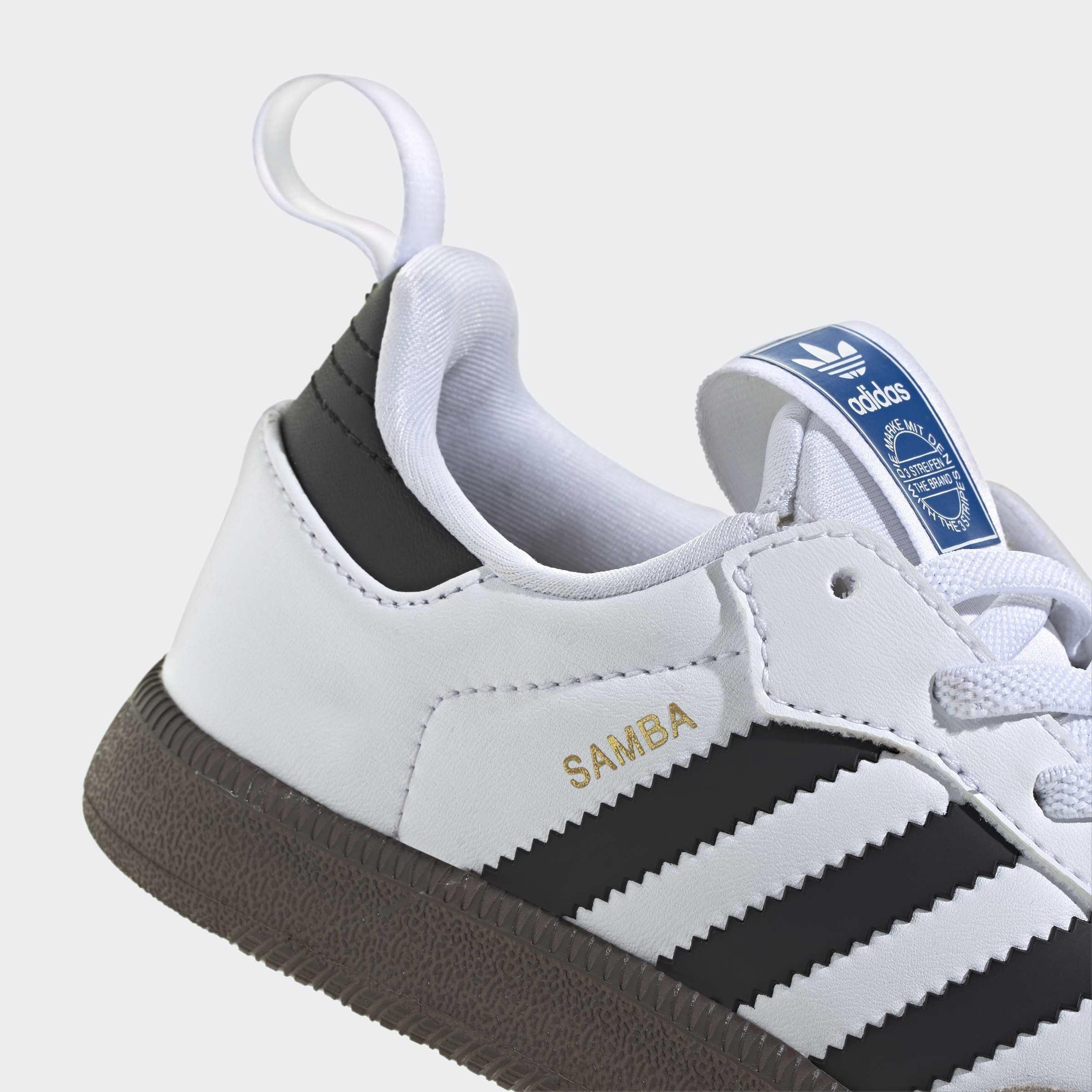 Kids Unisex Samba Quickon Kids Shoes, White, A701_ONE, large image number 4