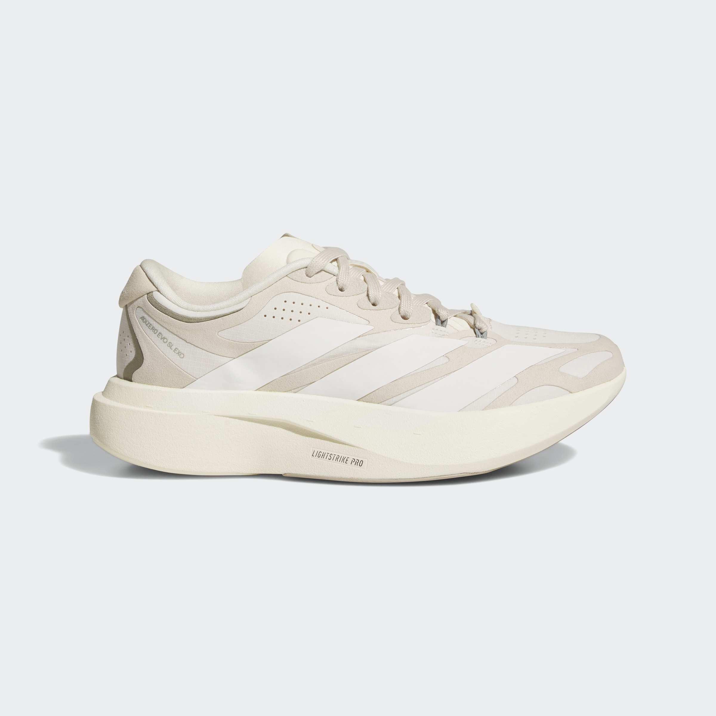Adizero EVO SL EXO Suede Lightstrikepro Running Shoes, White