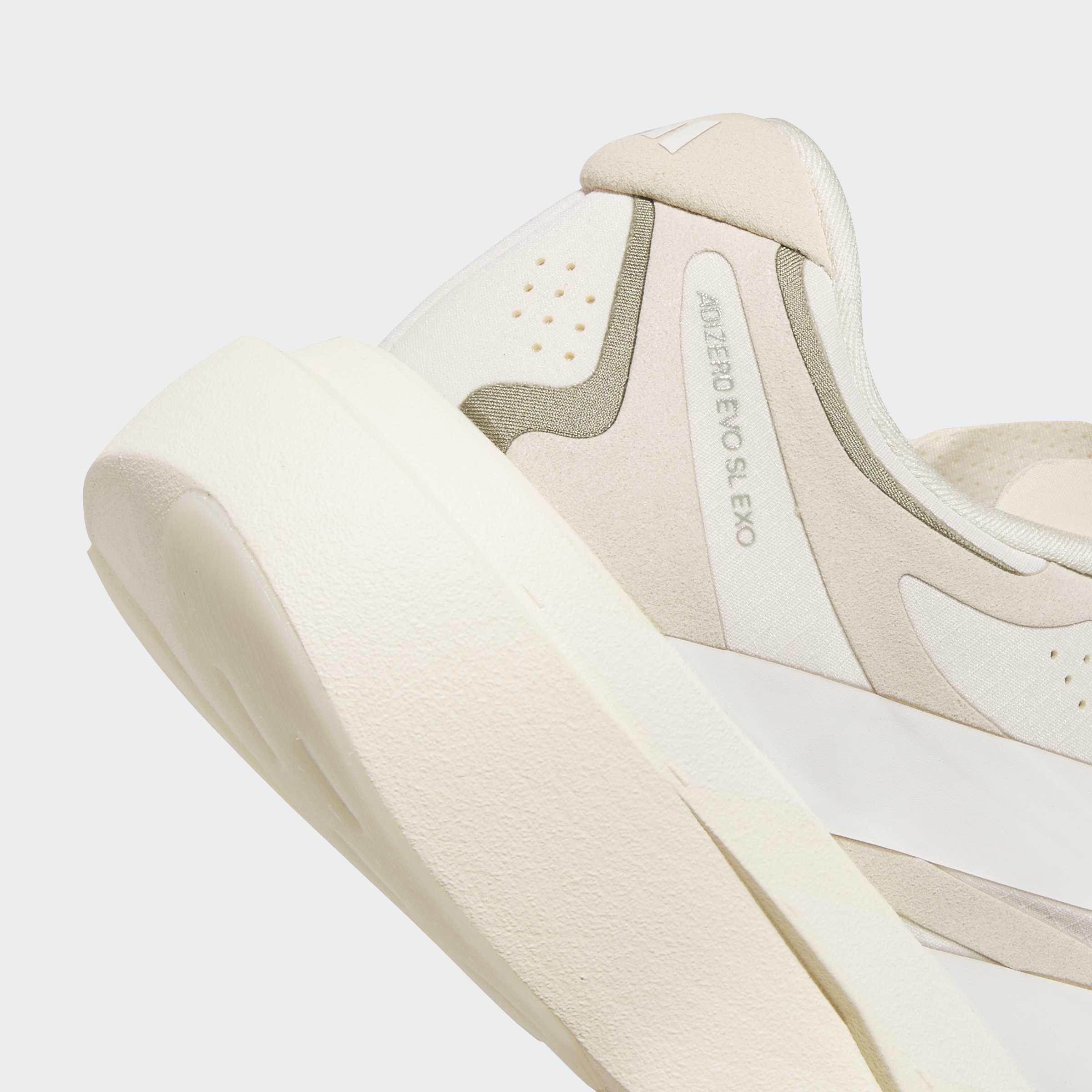 Adizero EVO SL EXO Suede Lightstrikepro Running Shoes, White, A701_ONE, large image number 5