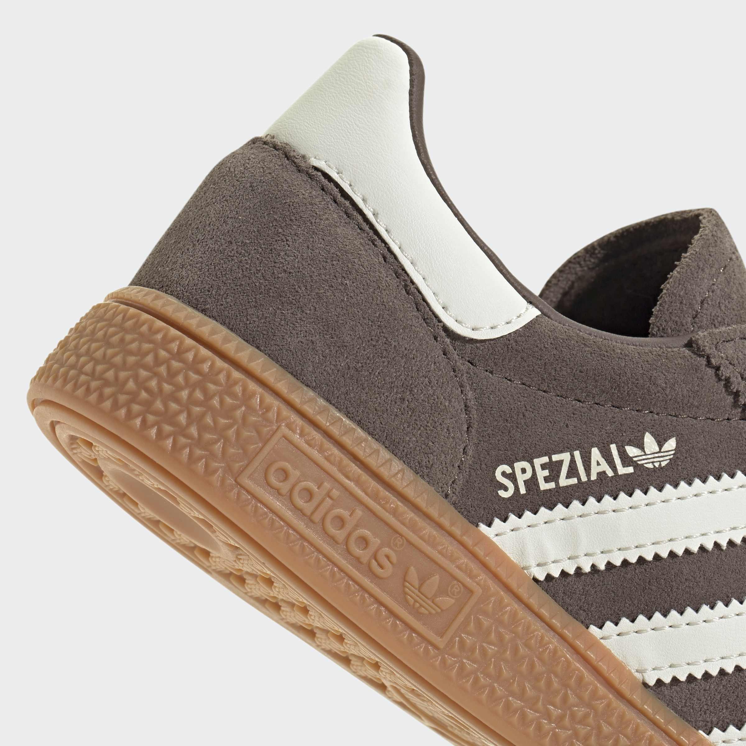 Kids Unisex Handball Spezial Shoes, Brown, A701_ONE, large image number 4