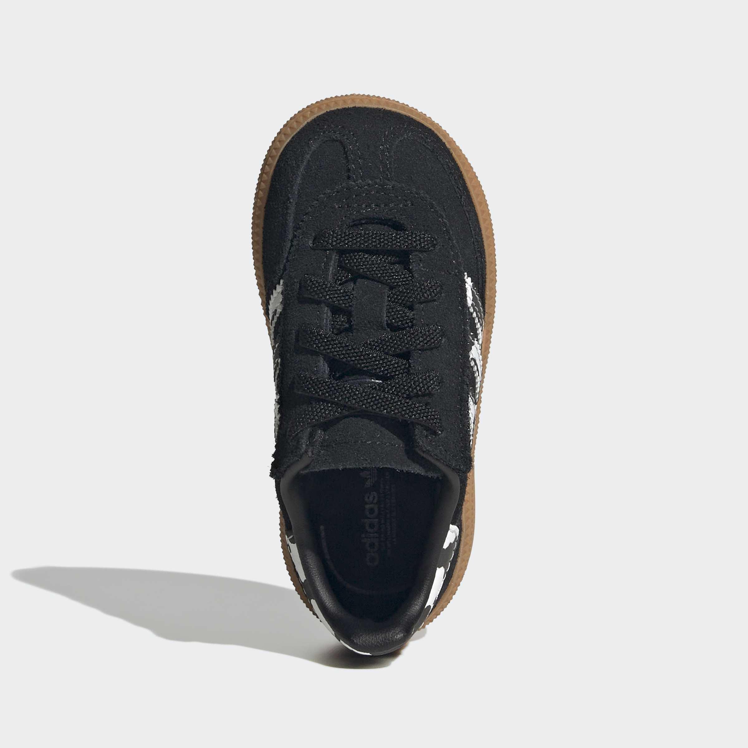 Kids Unisex Handball Spezial Comfort Closure Elastic Lace Shoes, Black, A701_ONE, large image number 1