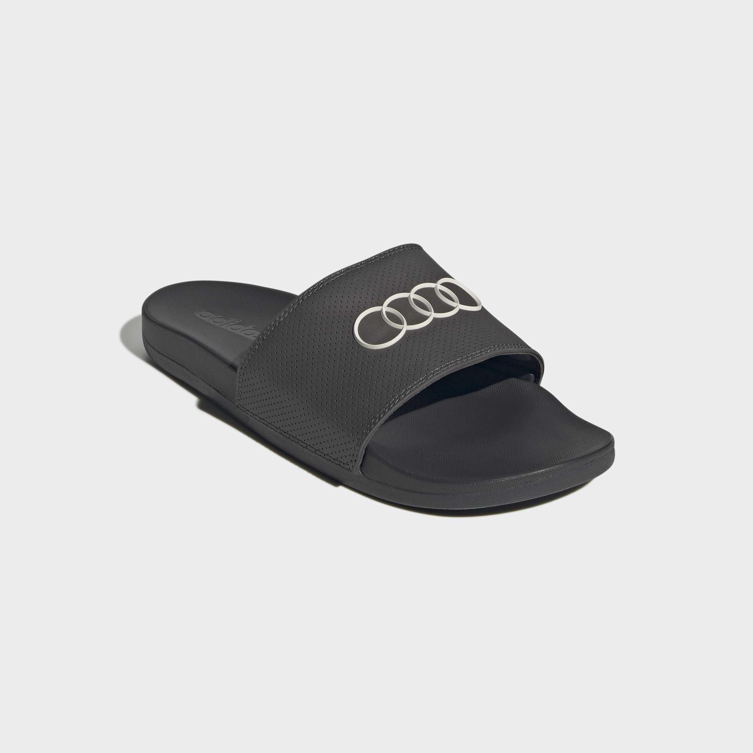 Unisex Adilette Comfort Audi Revolut F1 Team Slides, Black, A701_ONE, large image number 2