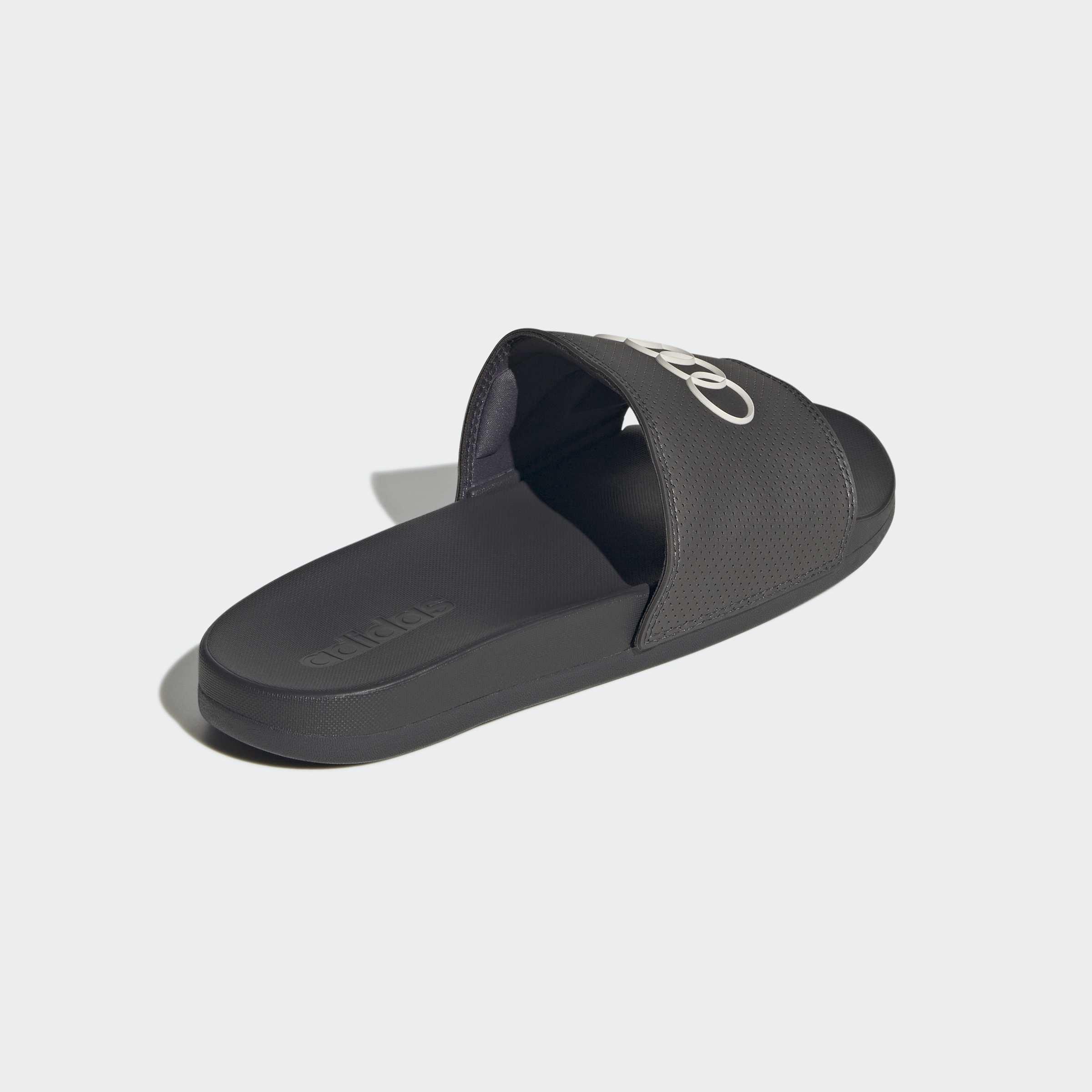 Unisex Adilette Comfort Audi Revolut F1 Team Slides, Black, A701_ONE, large image number 3