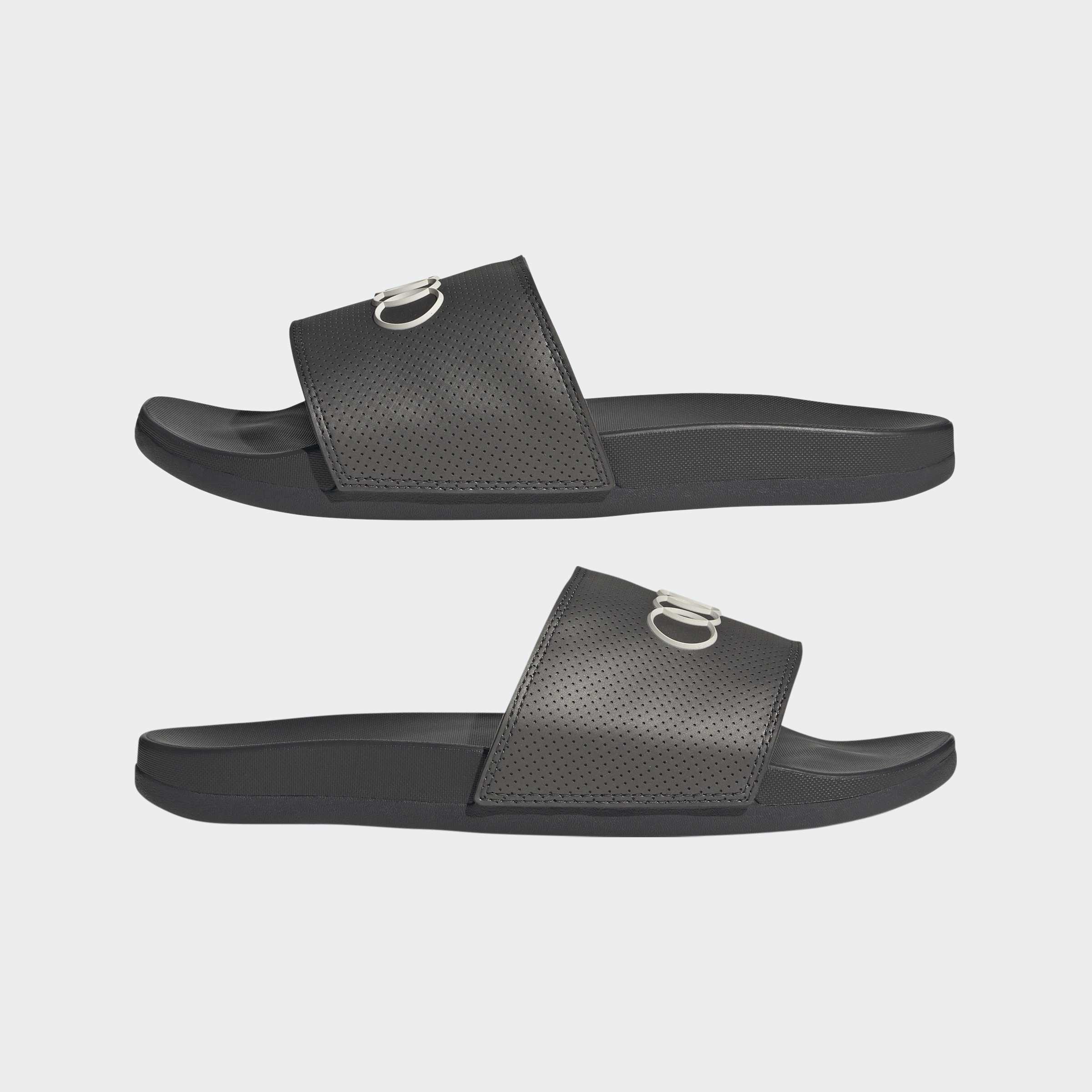 Unisex Adilette Comfort Audi Revolut F1 Team Slides, Black, A701_ONE, large image number 8