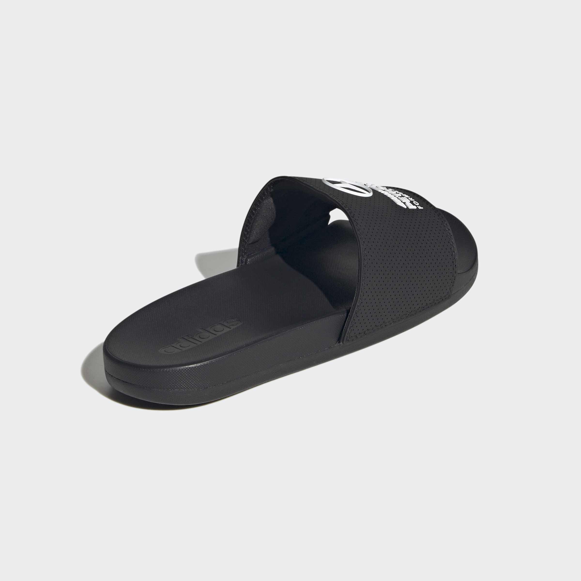 Unisex Adilette Comfort Mer Slides, Black, A701_ONE, large image number 3