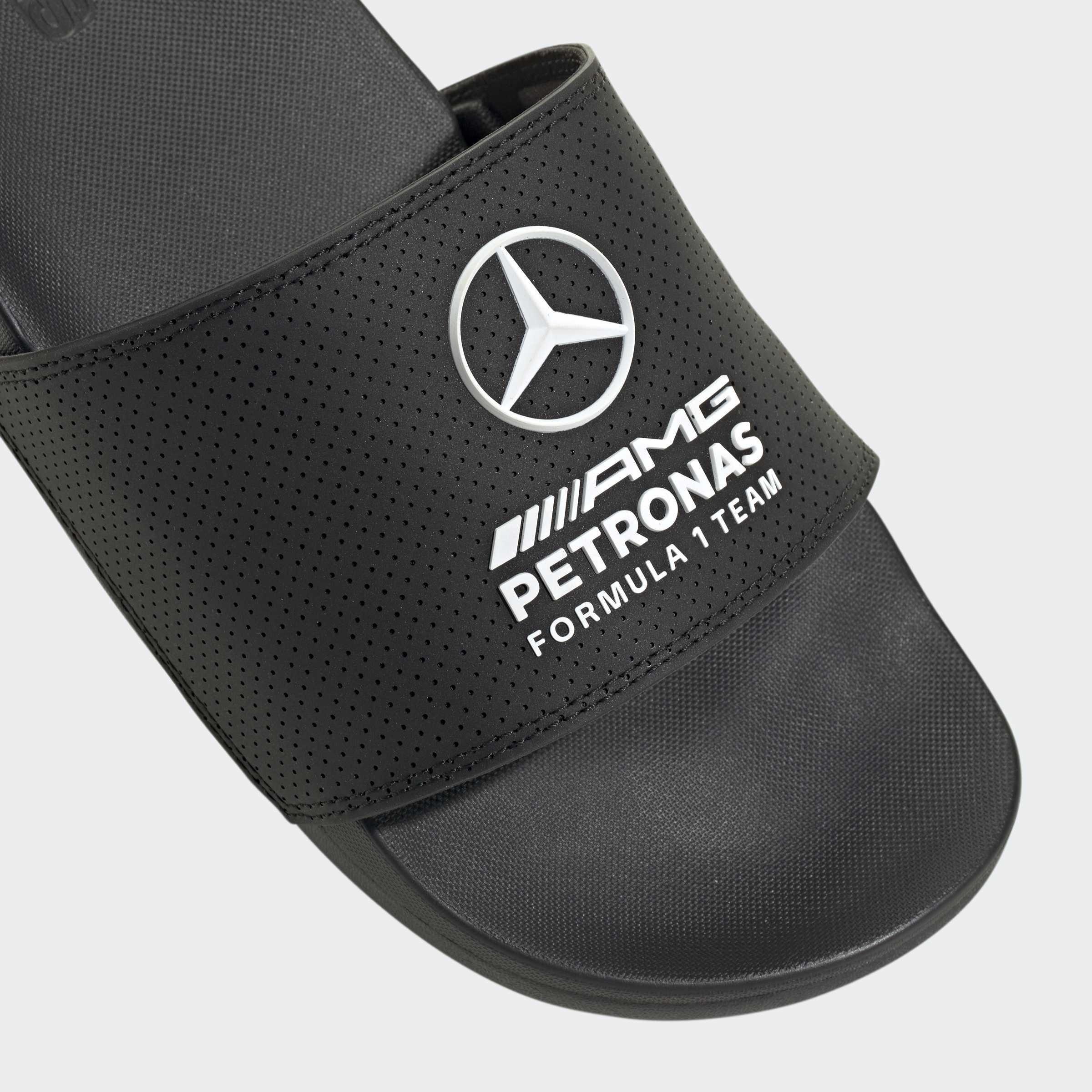 Unisex Adilette Comfort Mer Slides, Black, A701_ONE, large image number 4