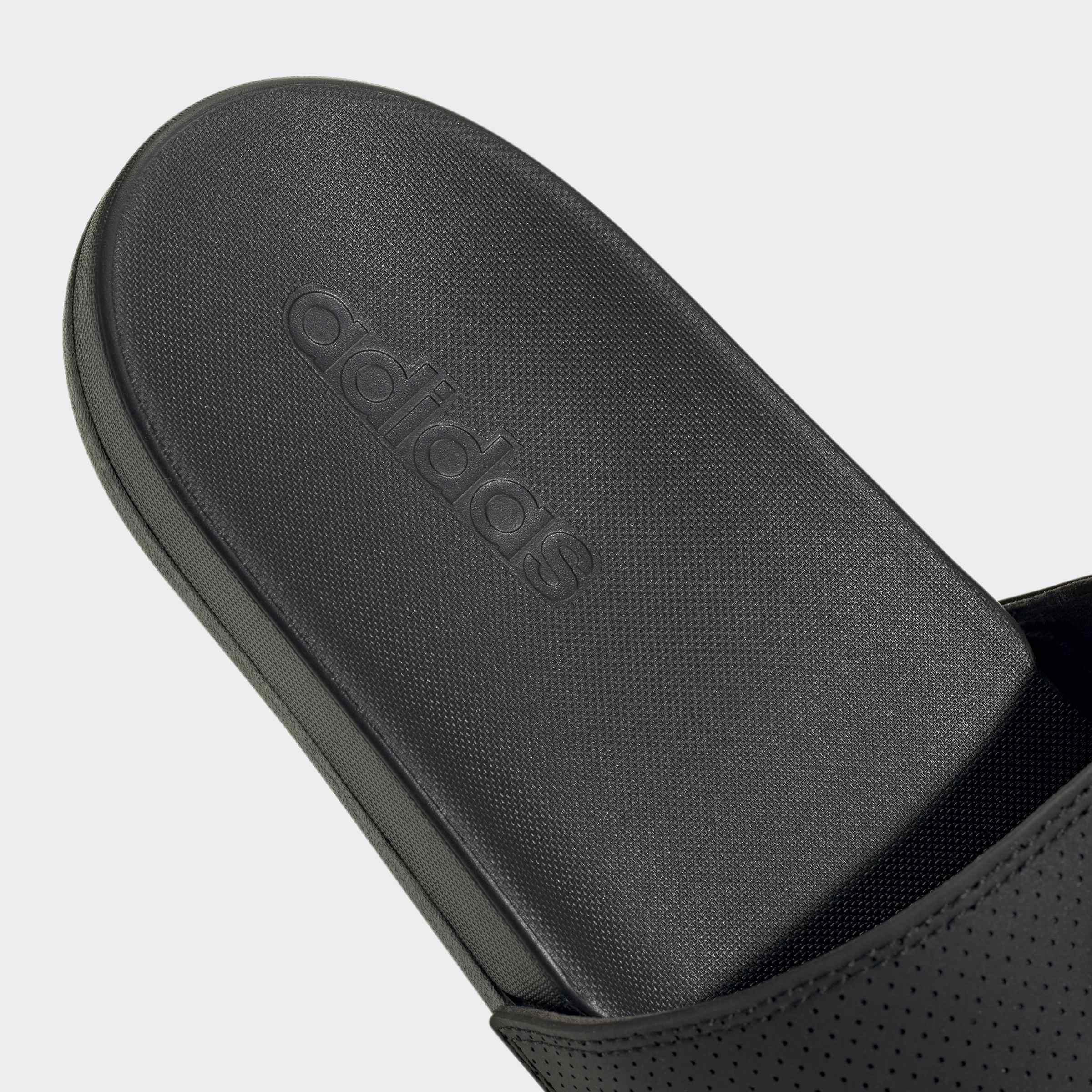 Unisex Adilette Comfort Mer Slides, Black, A701_ONE, large image number 5