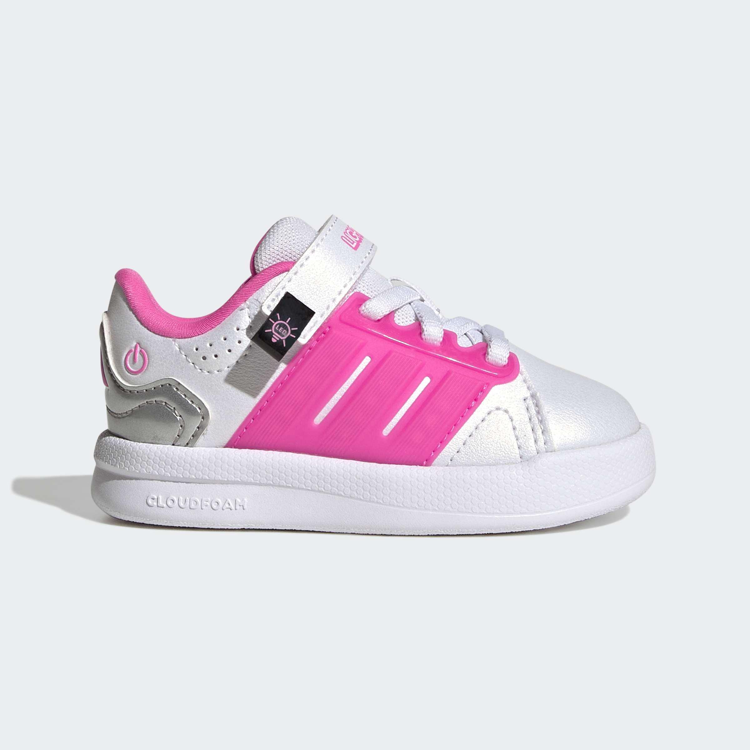 Kids Unisex Lightorama Court Shoes Infants, White
