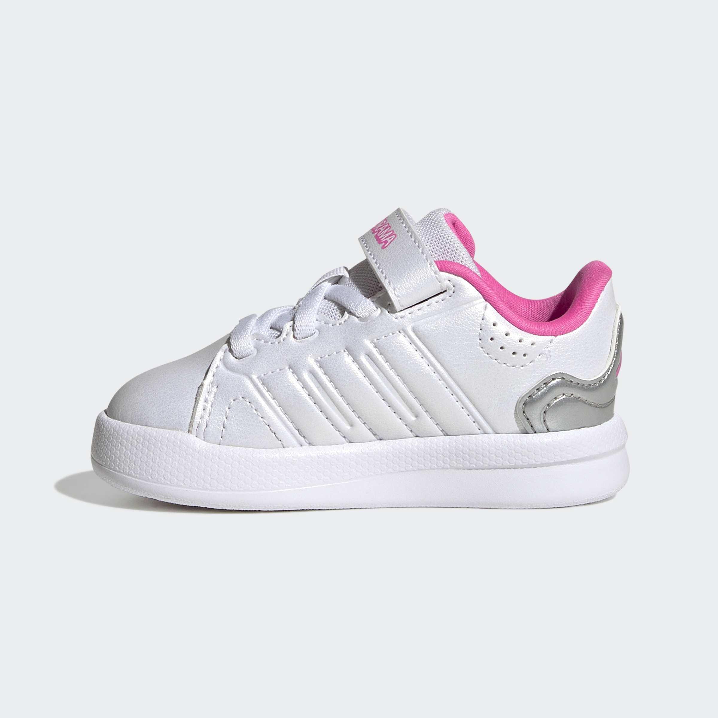 Kids Unisex Lightorama Court Shoes Infants, White, A701_ONE, large image number 10