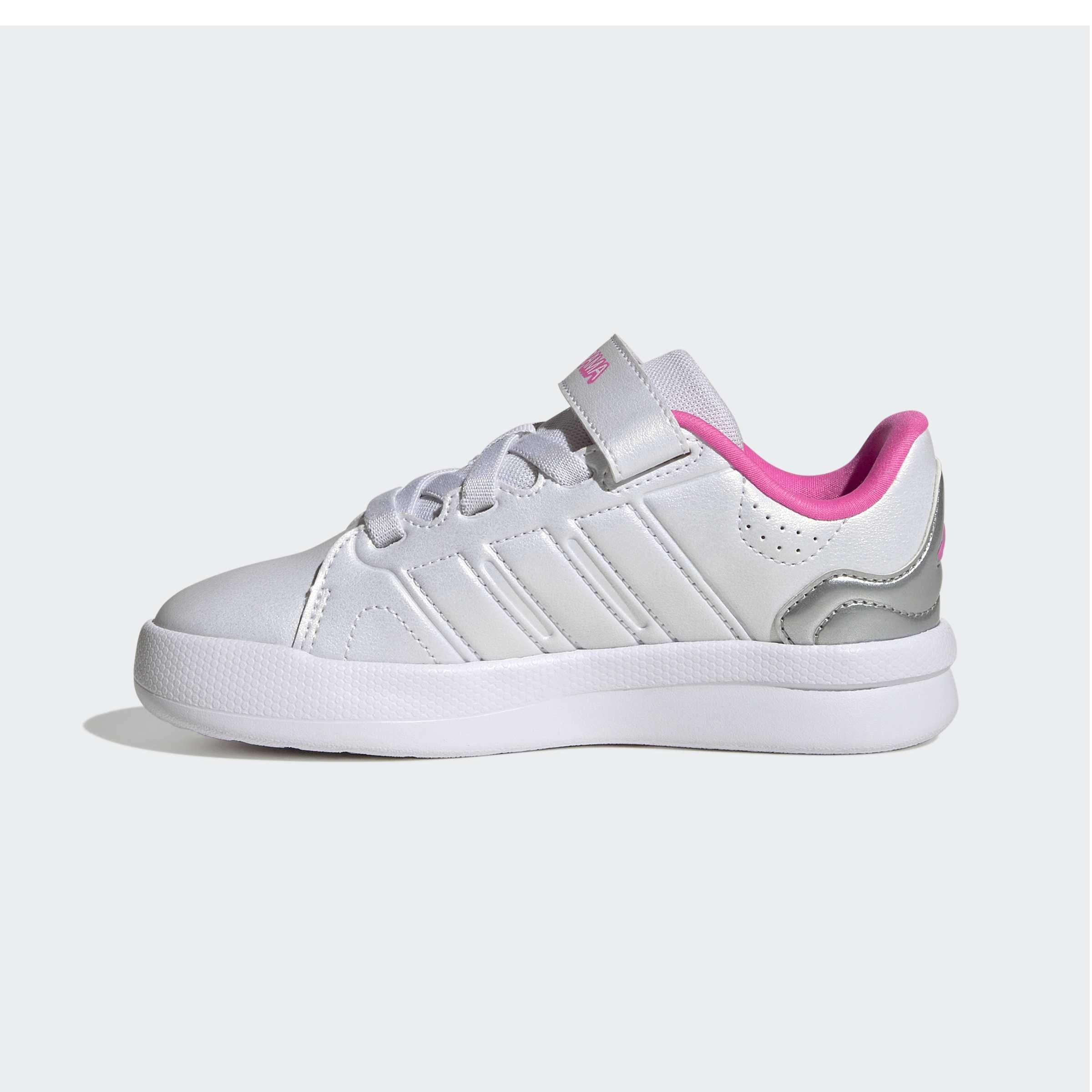 Kids Unisex Lightorama Court Shoes, White, A701_ONE, large image number 8