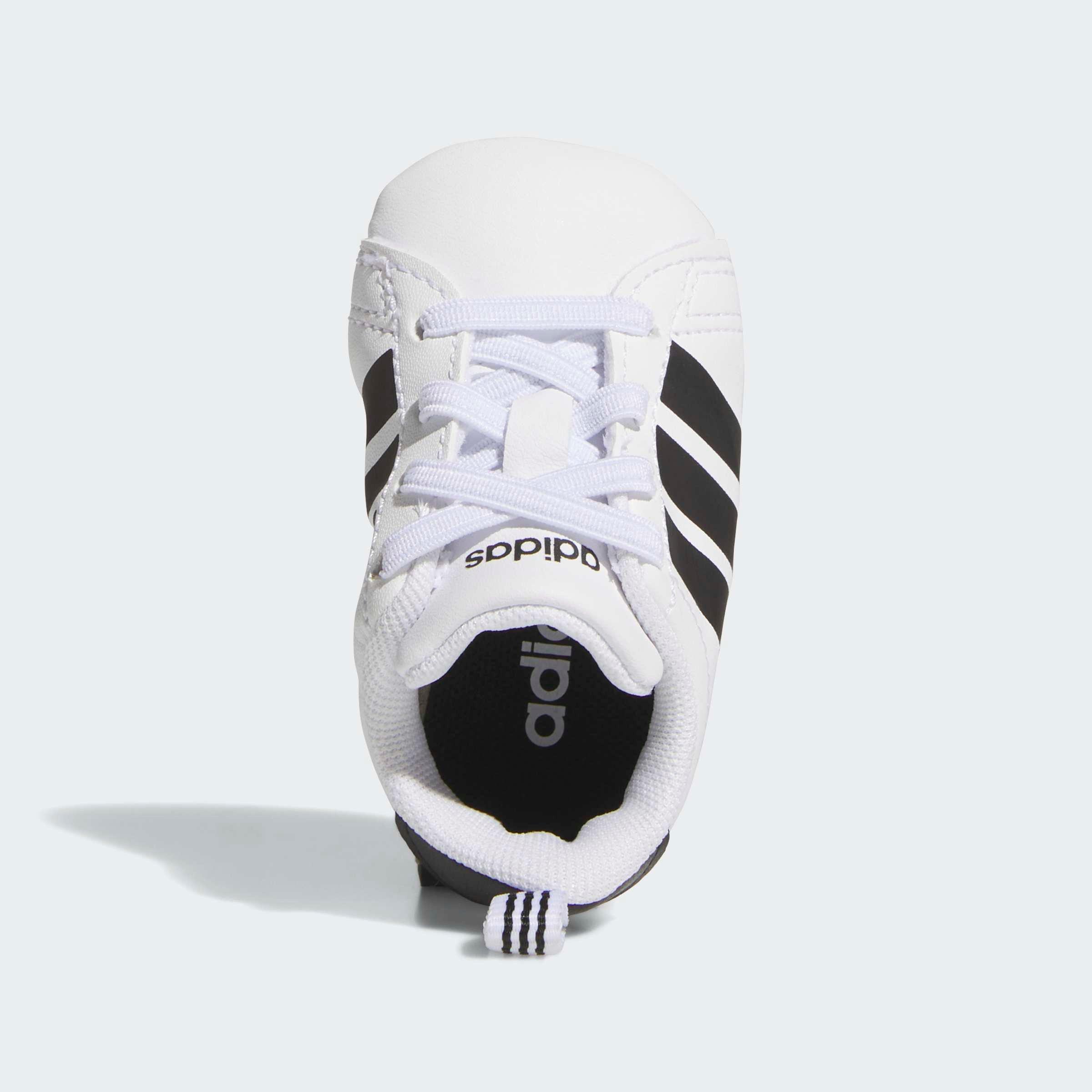 Kids Unisex Grand Court Shoes Crib, White