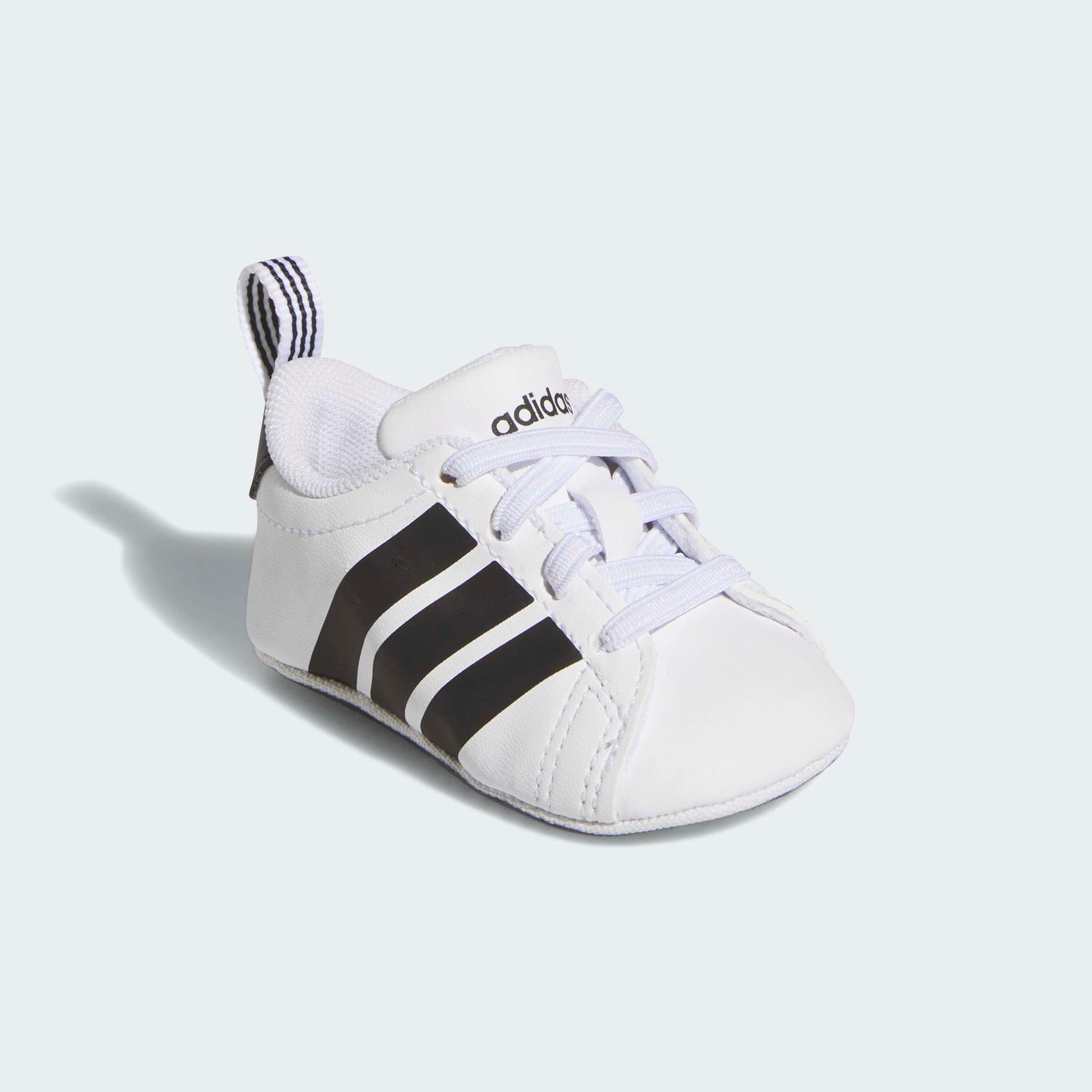 Kids Unisex Grand Court Shoes Crib, White, A701_ONE, large image number 4