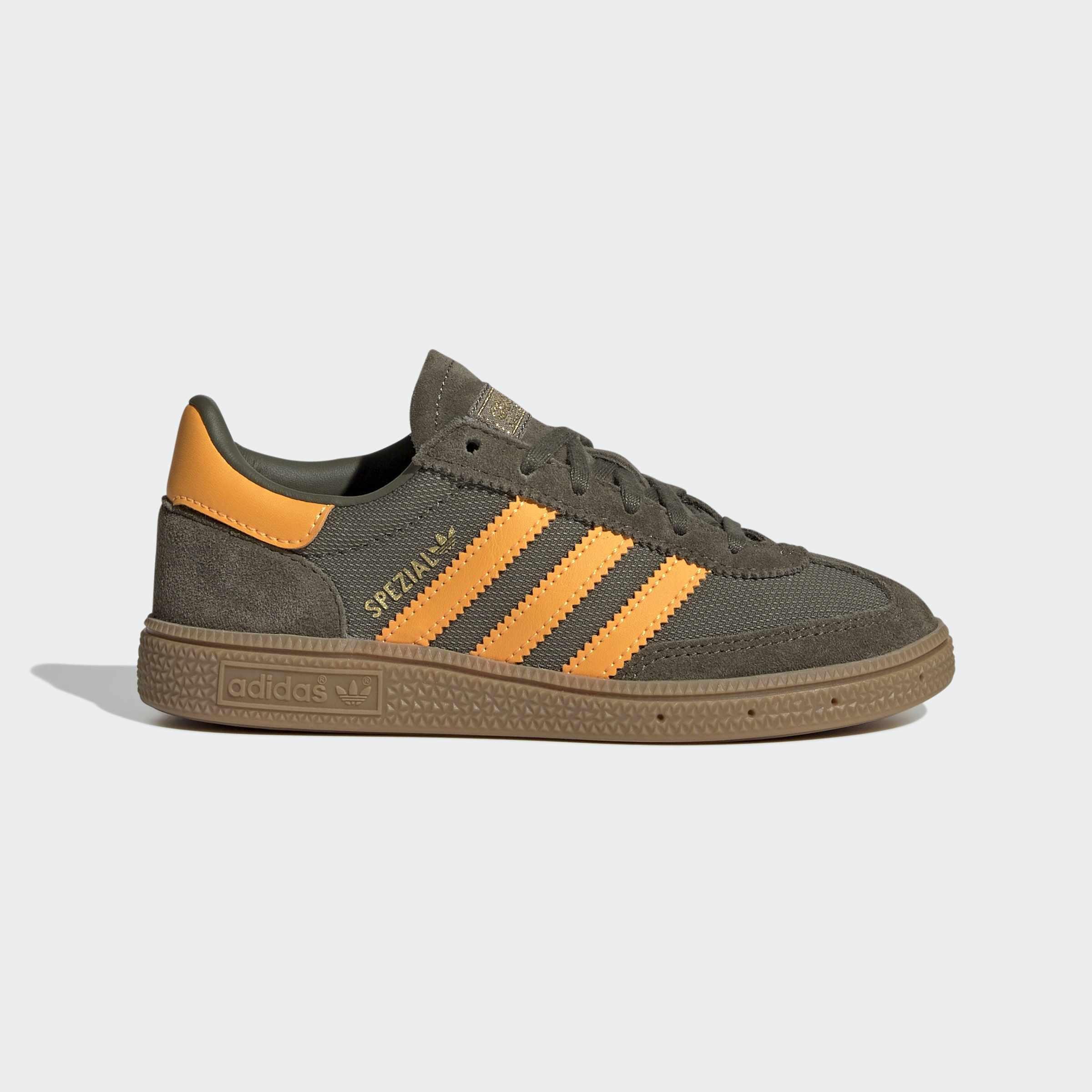 Kids Unisex Handball Spezial Shoes, Green, A701_ONE, large image number 0