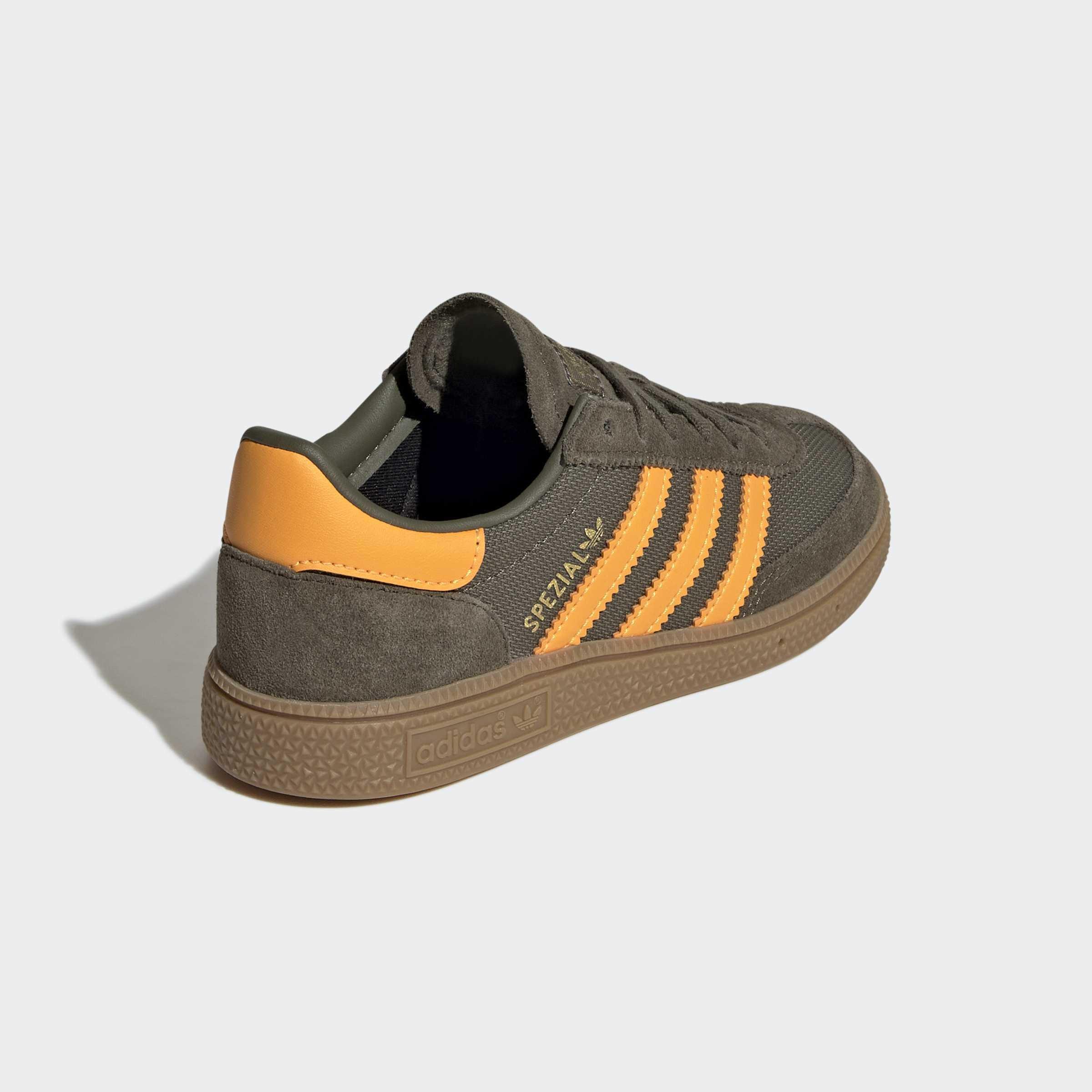 Kids Unisex Handball Spezial Shoes, Green, A701_ONE, large image number 3