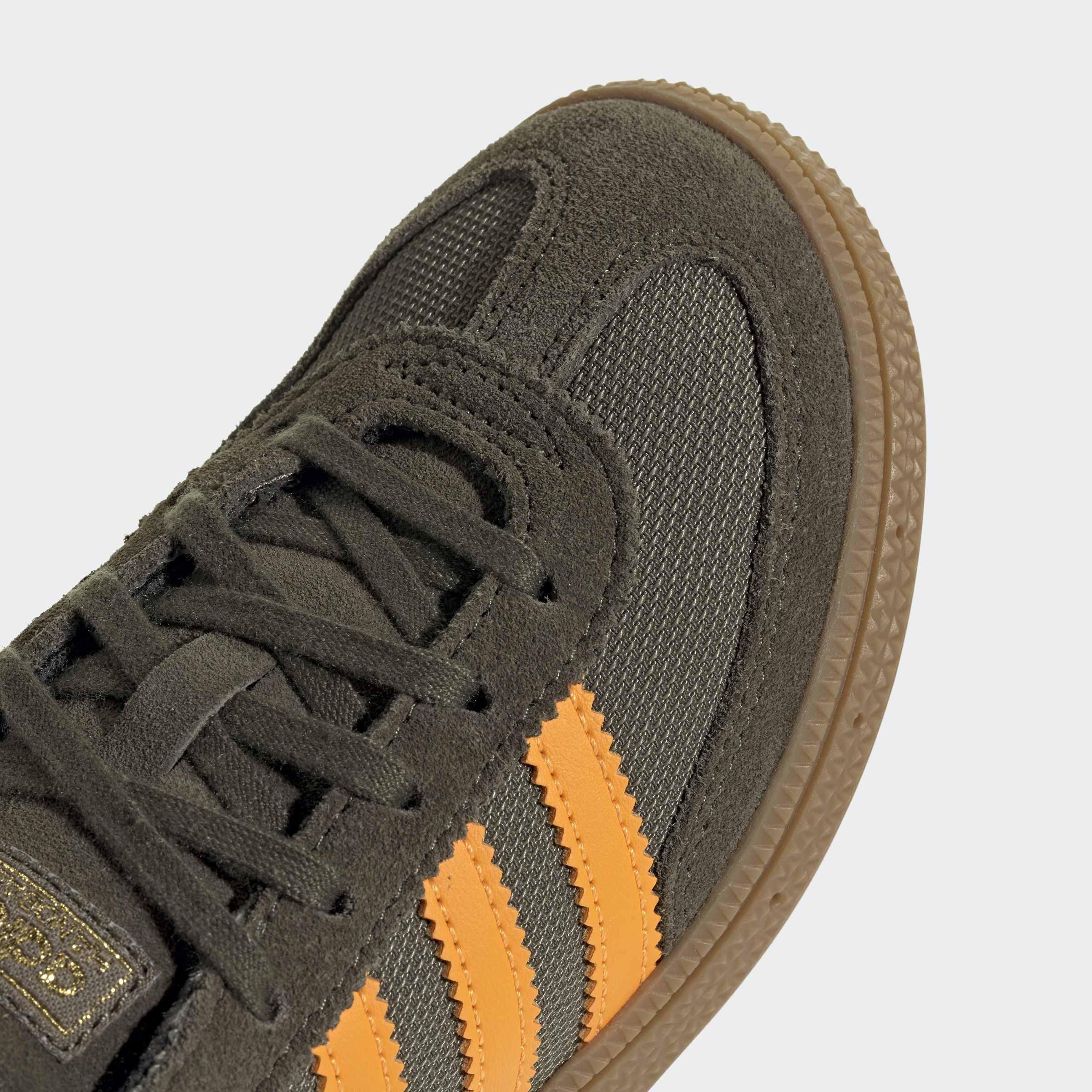 Kids Unisex Handball Spezial Shoes, Green, A701_ONE, large image number 4
