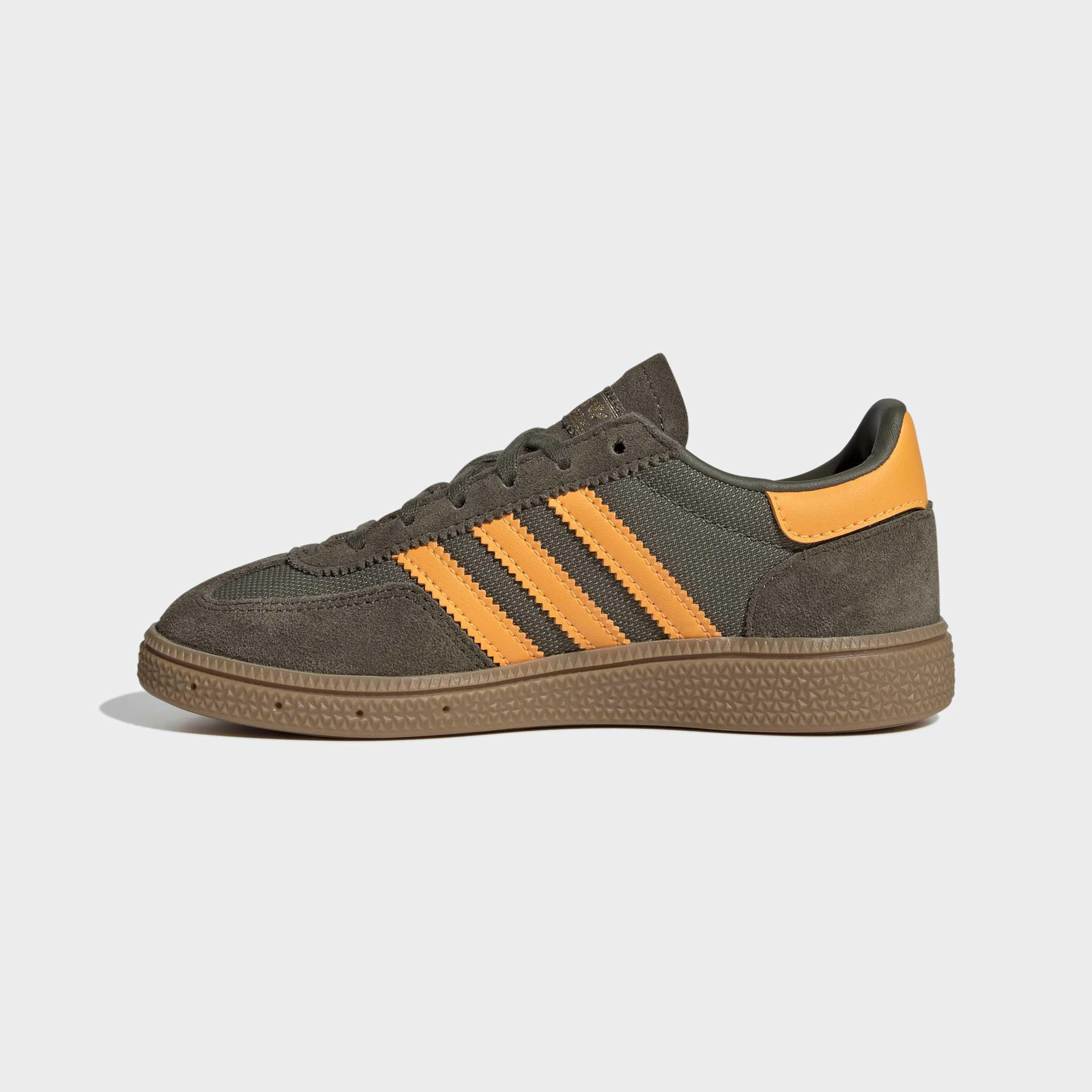 Kids Unisex Handball Spezial Shoes, Green, A701_ONE, large image number 7