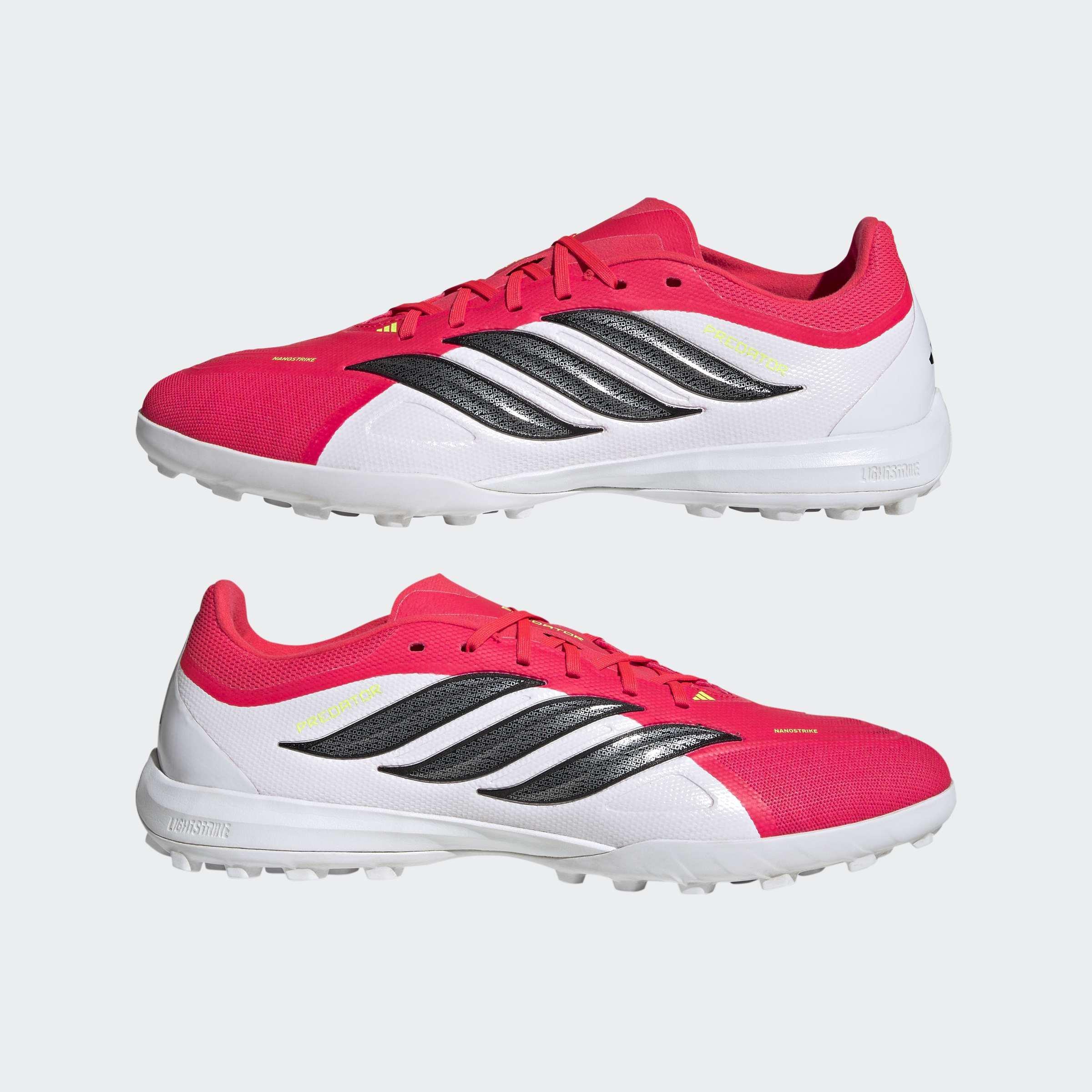 Unisex Predator League Turf Football Shoes, Red, A701_ONE, large image number 6