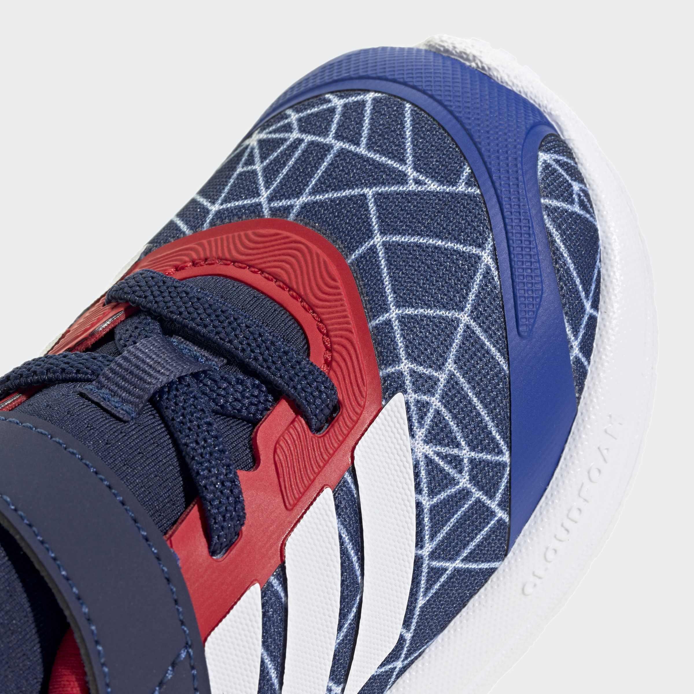 Kids Unisex adidas Marvel Spider-Man Runfalcon 6 Shoes, Blue, A701_ONE, large image number 5