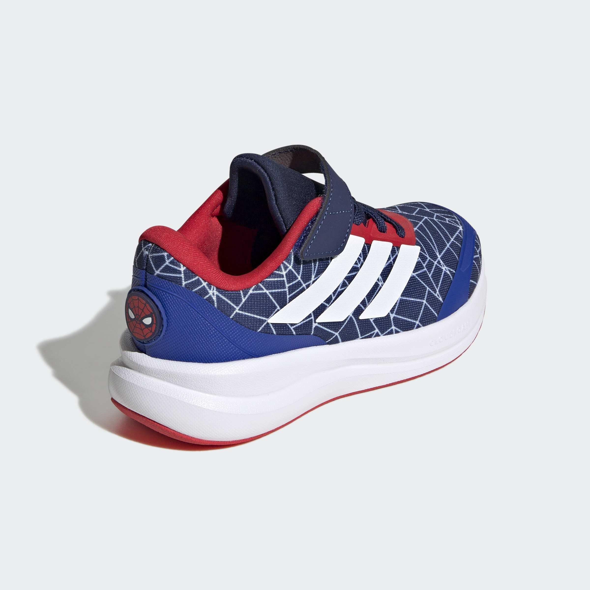 Kids Unisex adidas Marvel Spider-Man Runfalcon 6 Shoes, Blue, A701_ONE, large image number 3