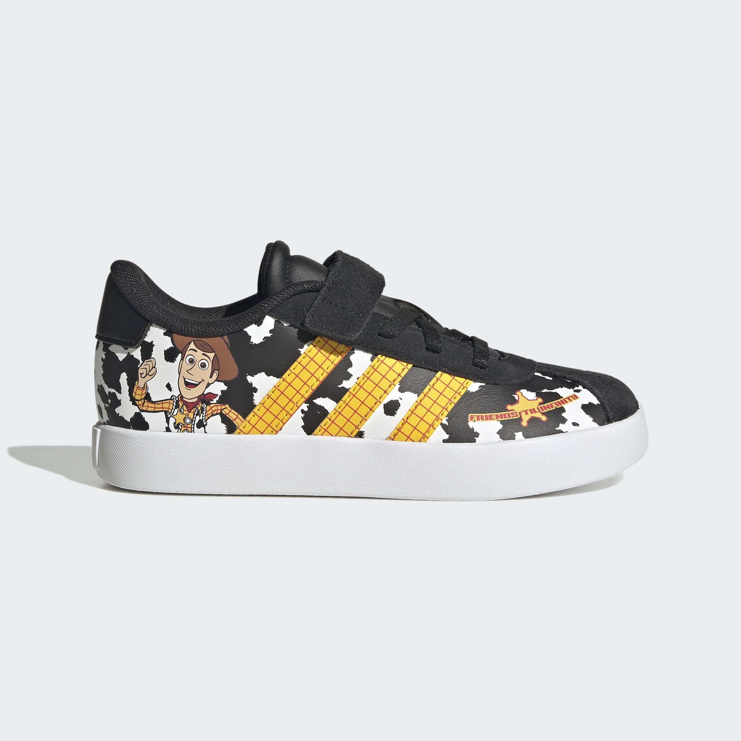 Kids Unisex adidas Pixar Toy Story VL Court 3.0 Shoes, White