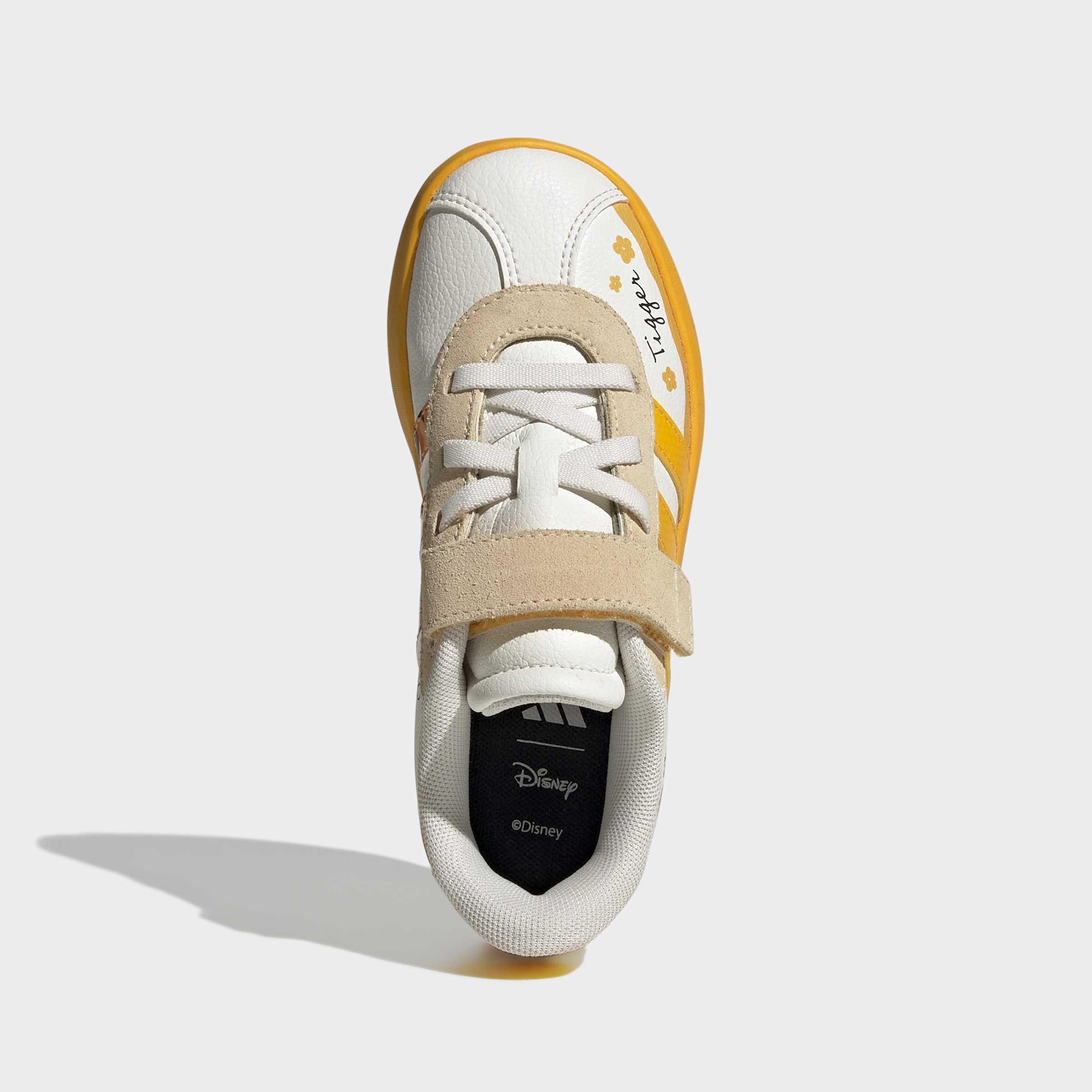 Kids Unisex adidas Disney VL Court 3.0 Shoes, White