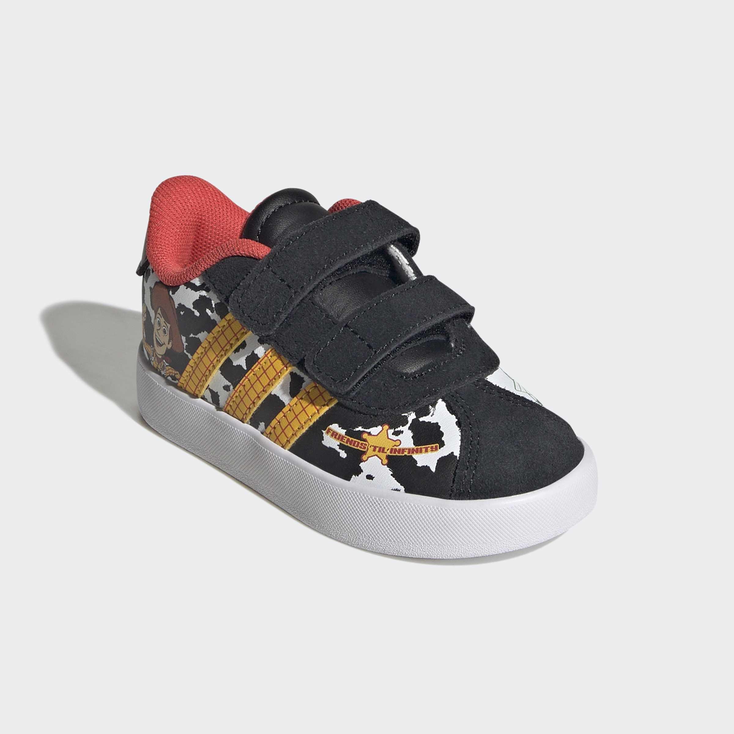 Kids Unisex adidas Pixar Toy Story VL Court 3.0 Shoes Infants, White, A701_ONE, large image number 2