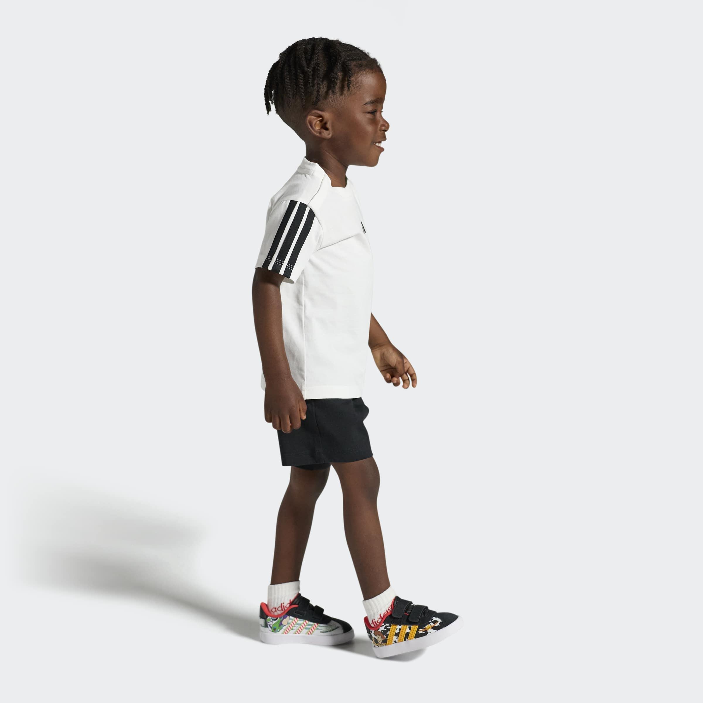 Kids Unisex adidas Pixar Toy Story VL Court 3.0 Shoes Infants, White, A701_ONE, large image number 3
