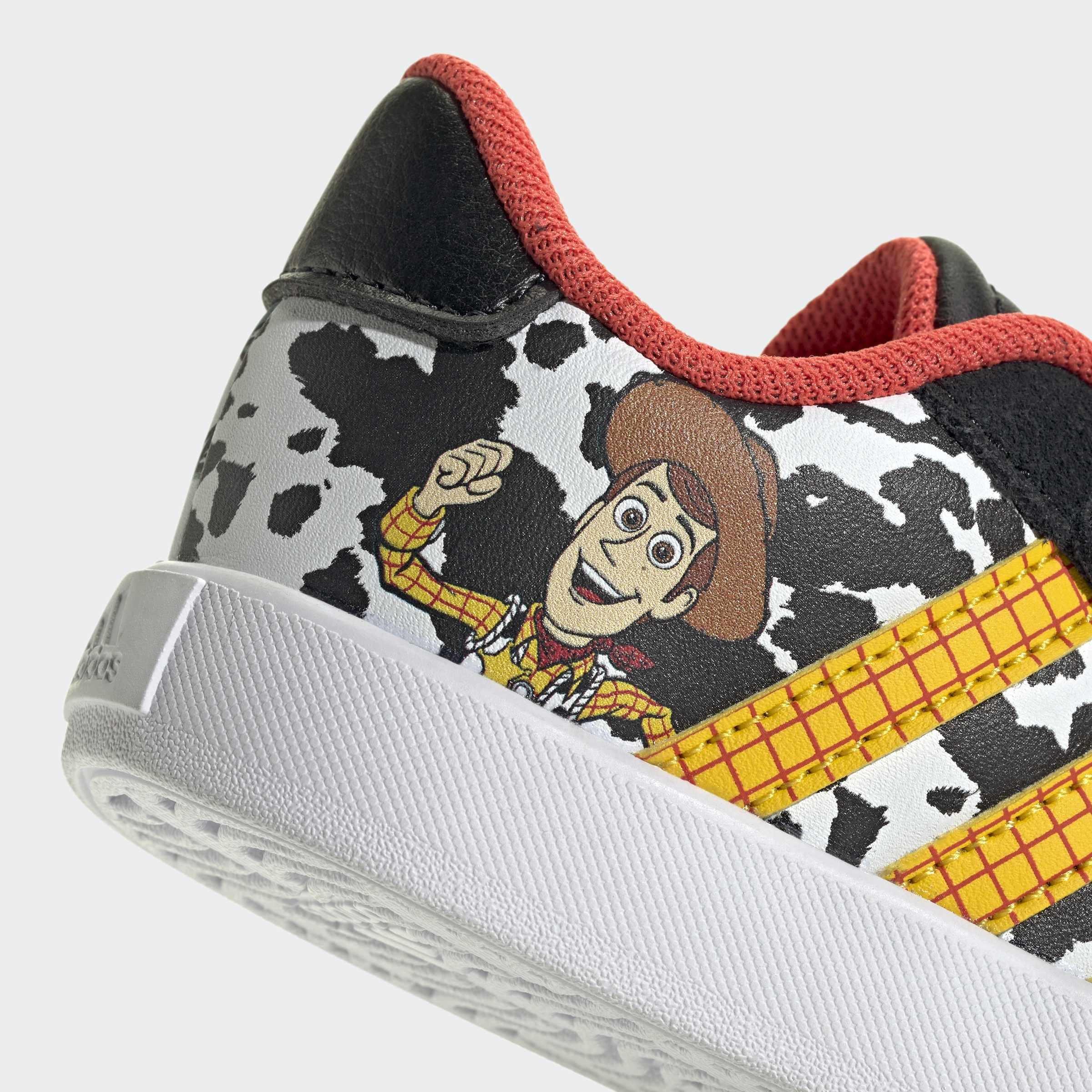 Kids Unisex adidas Pixar Toy Story VL Court 3.0 Shoes Infants, White, A701_ONE, large image number 6