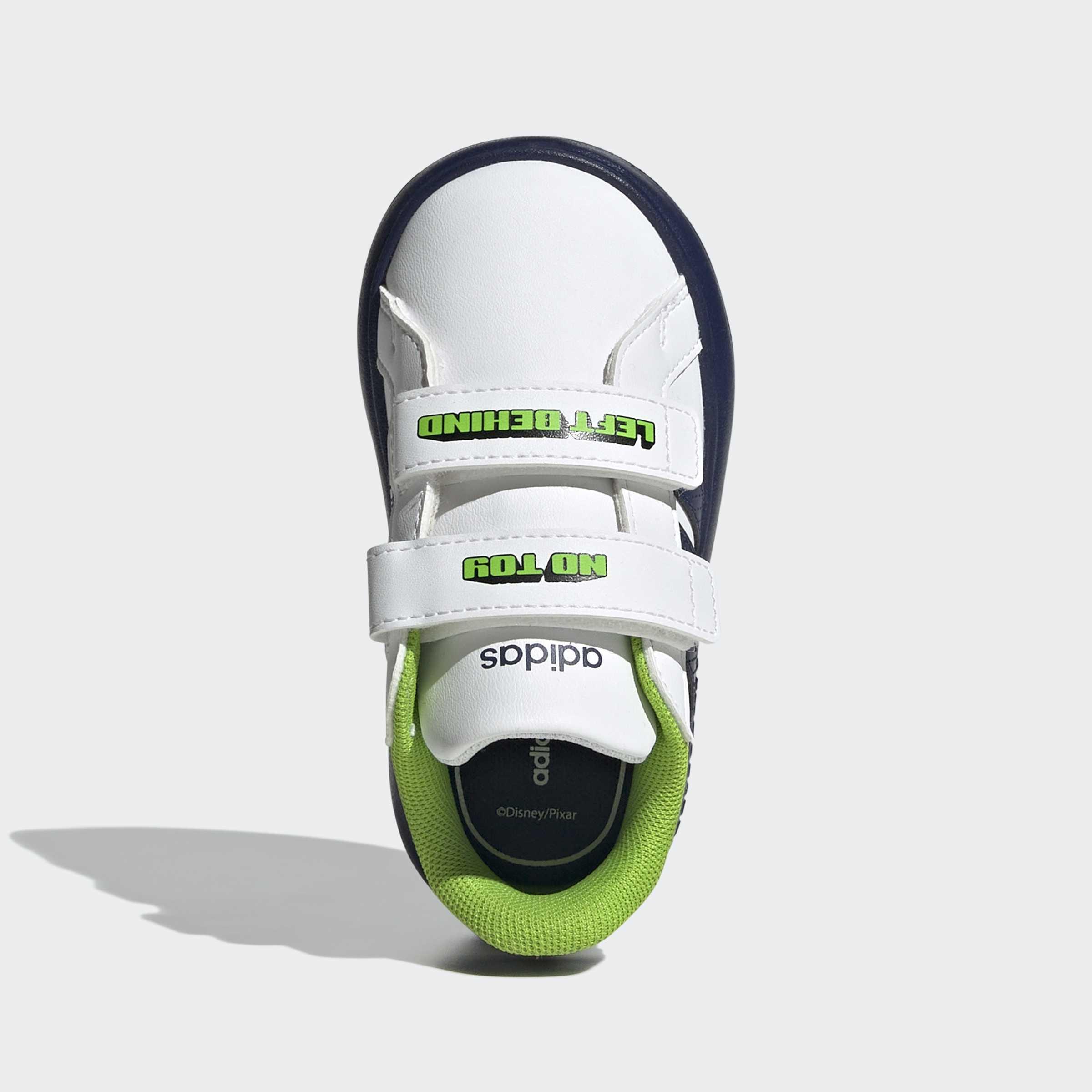 Kids Unisex adidas Pixar Toy Story Grand Court 3.0 Bubble Shoes Infants, White, A701_ONE, large image number 1
