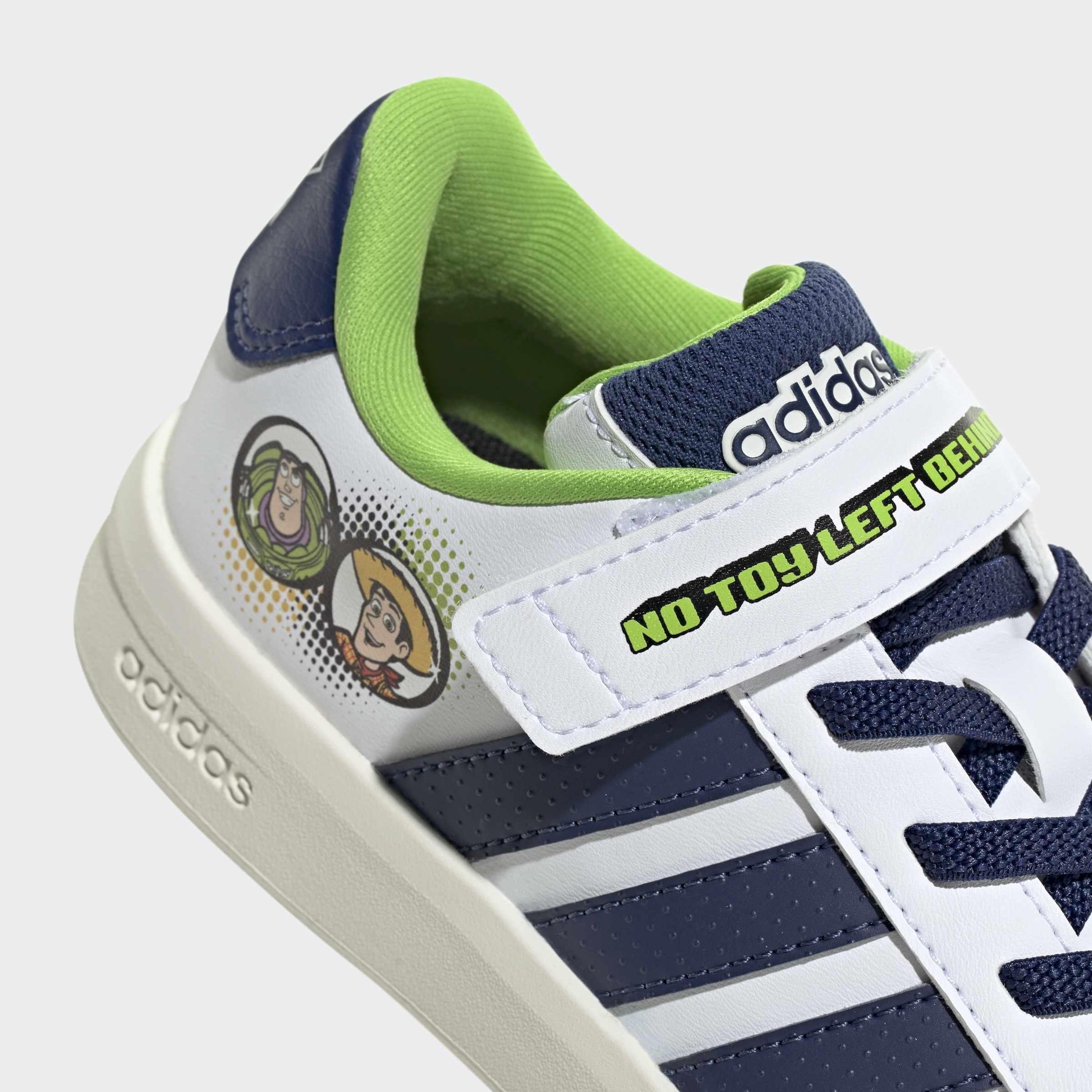 Kids Unisex adidas Pixar Toy Story Grand Court Shoes, White, A701_ONE, large image number 4