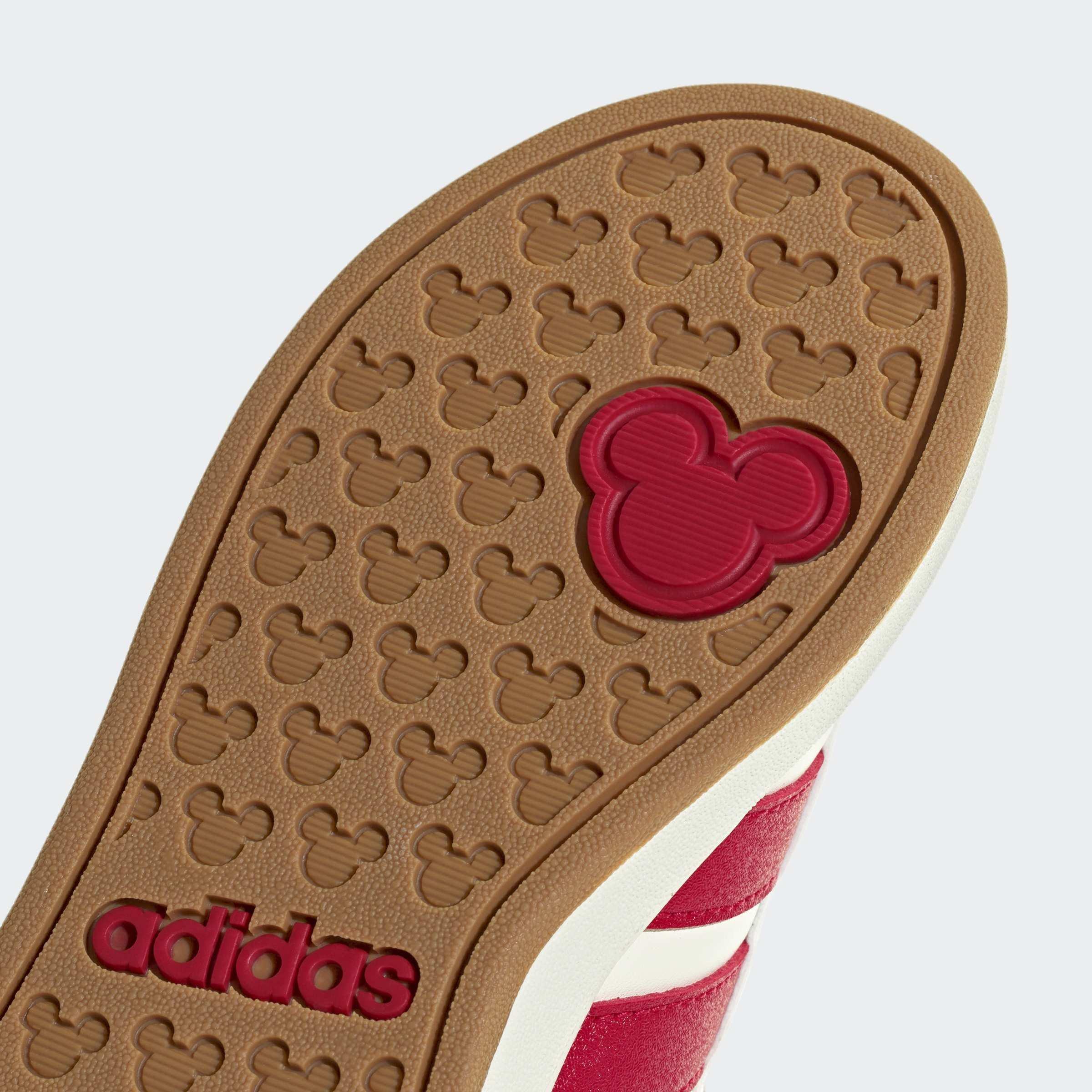 Kids Unisex adidas Disney Mickey Mouse Grand Court Shoes, White, A701_ONE, large image number 5