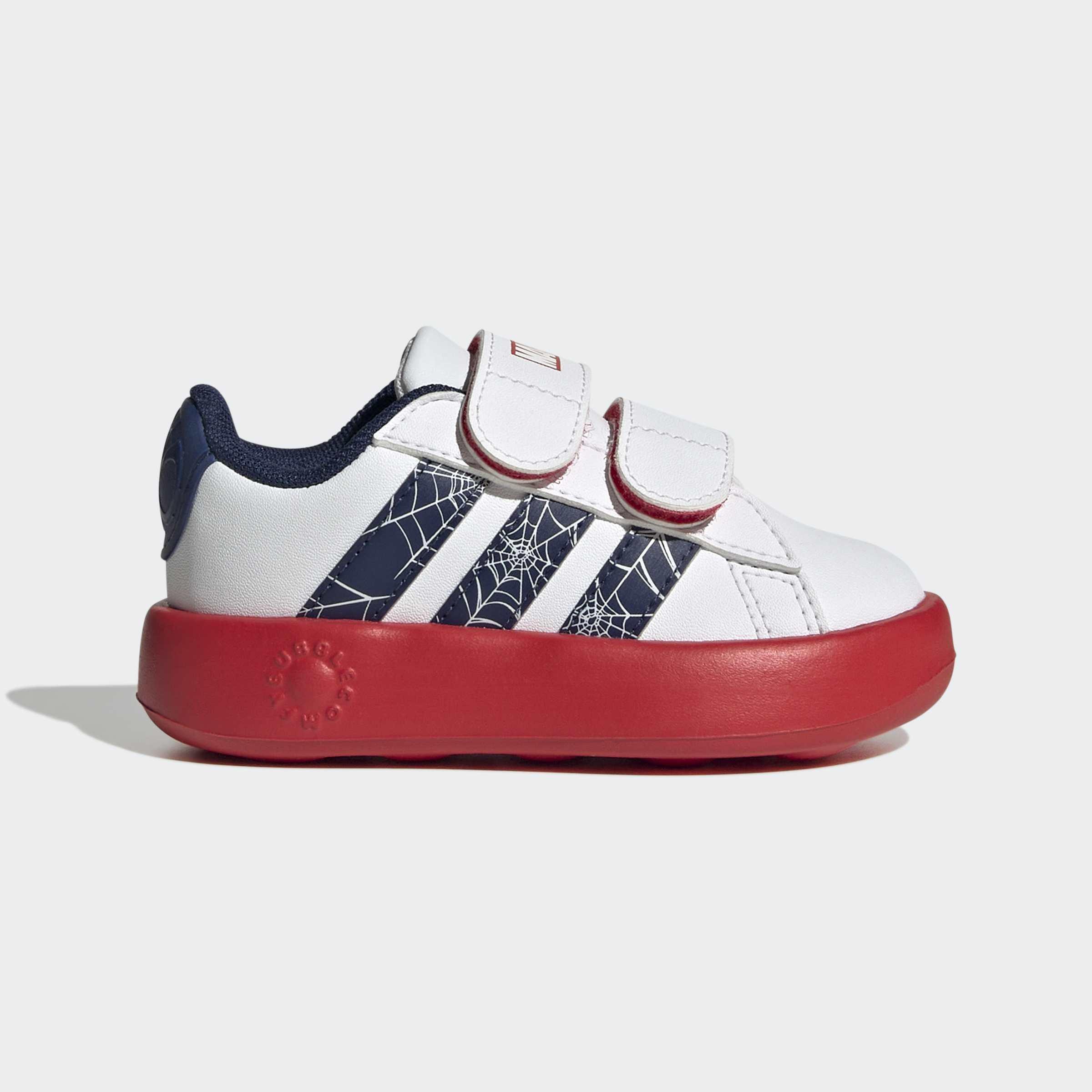 Kids Unisex adidas Marvel Spider-Man Grand Court Shoes Infants, White