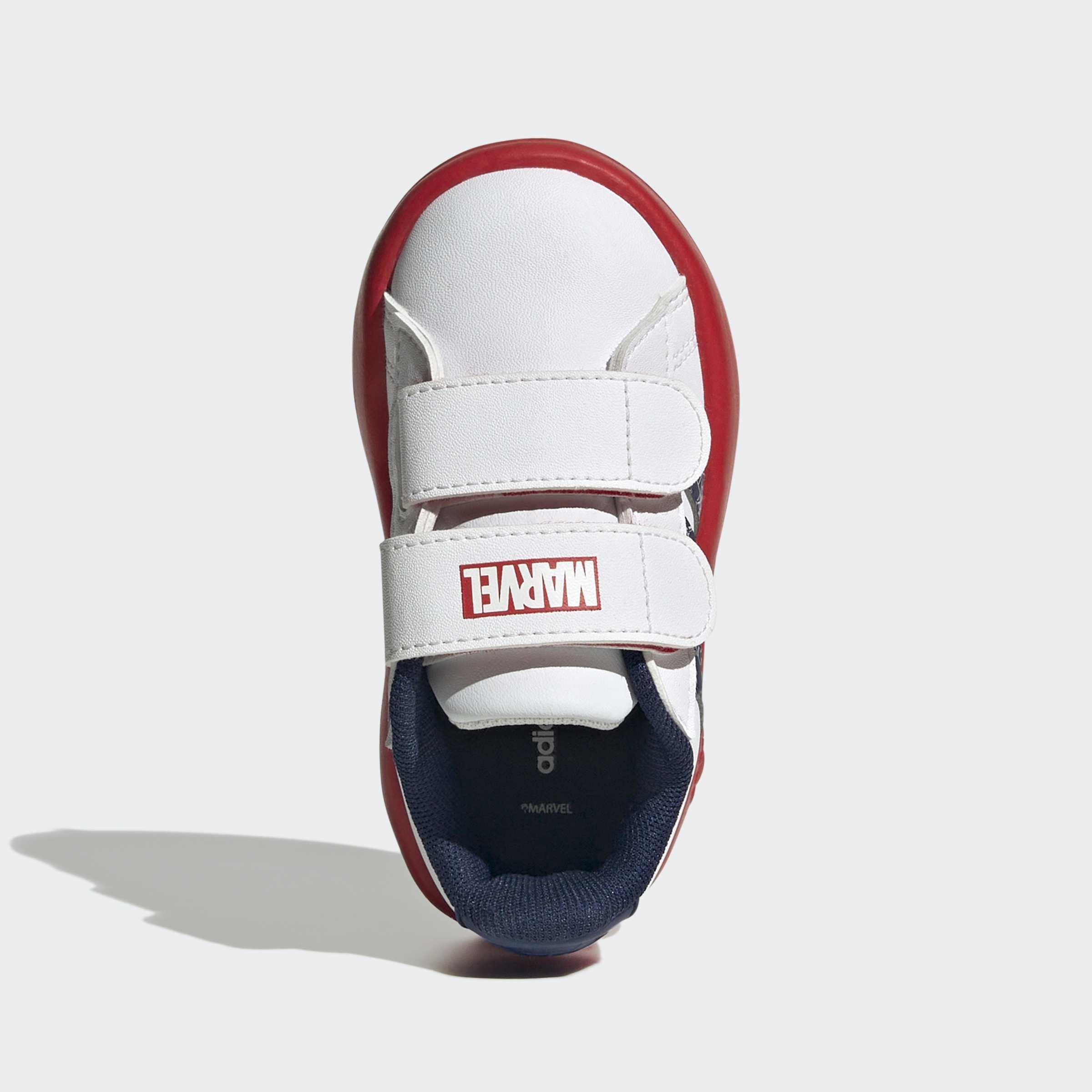 Kids Unisex adidas Marvel Spider-Man Grand Court Shoes Infants, White