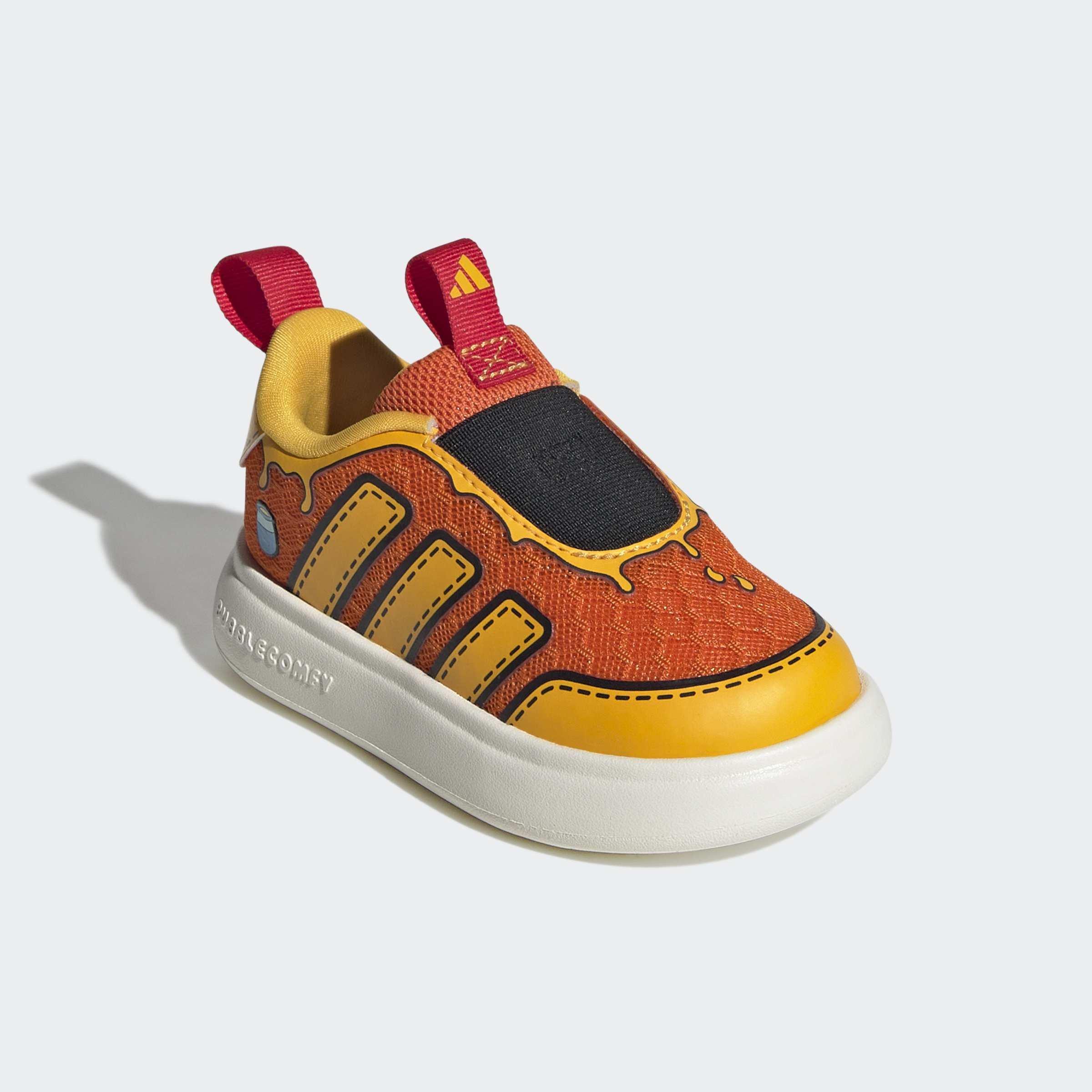 Kids Unisex adidas Disney Bubblecomic Shoes Infants, Orange, A701_ONE, large image number 2