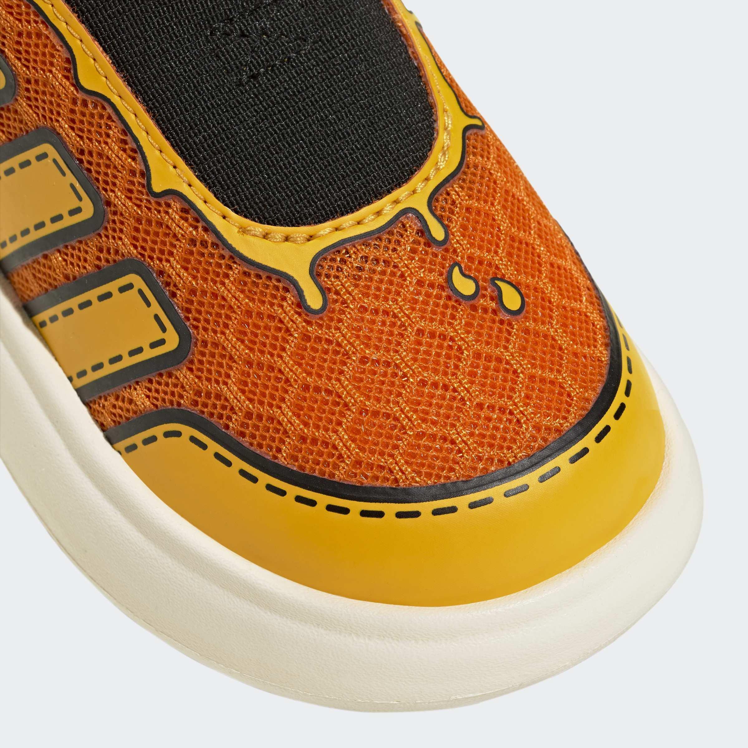 Kids Unisex adidas Disney Bubblecomic Shoes Infants, Orange, A701_ONE, large image number 4