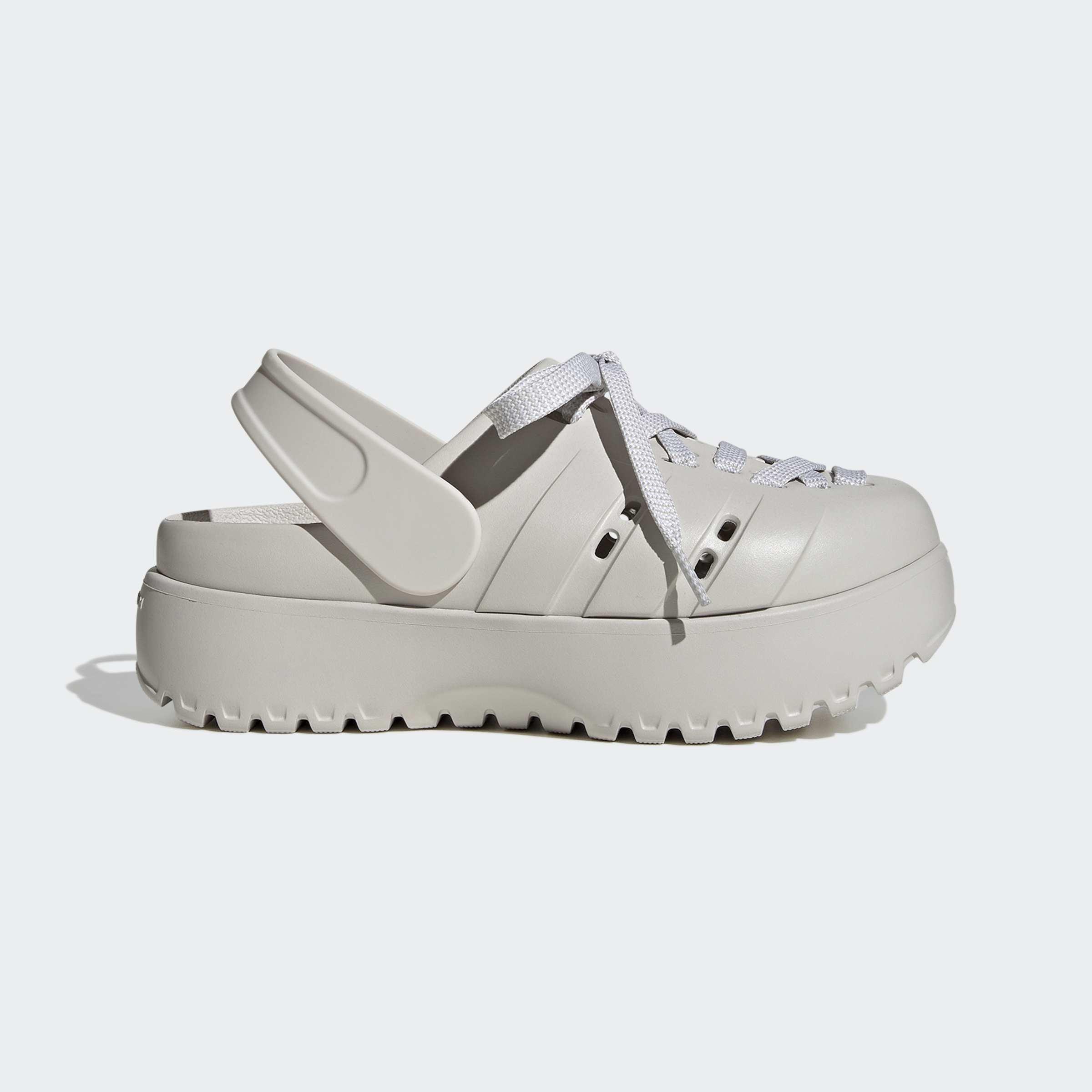 Adilette Platform Clog, Grey, A701_ONE, large image number 0