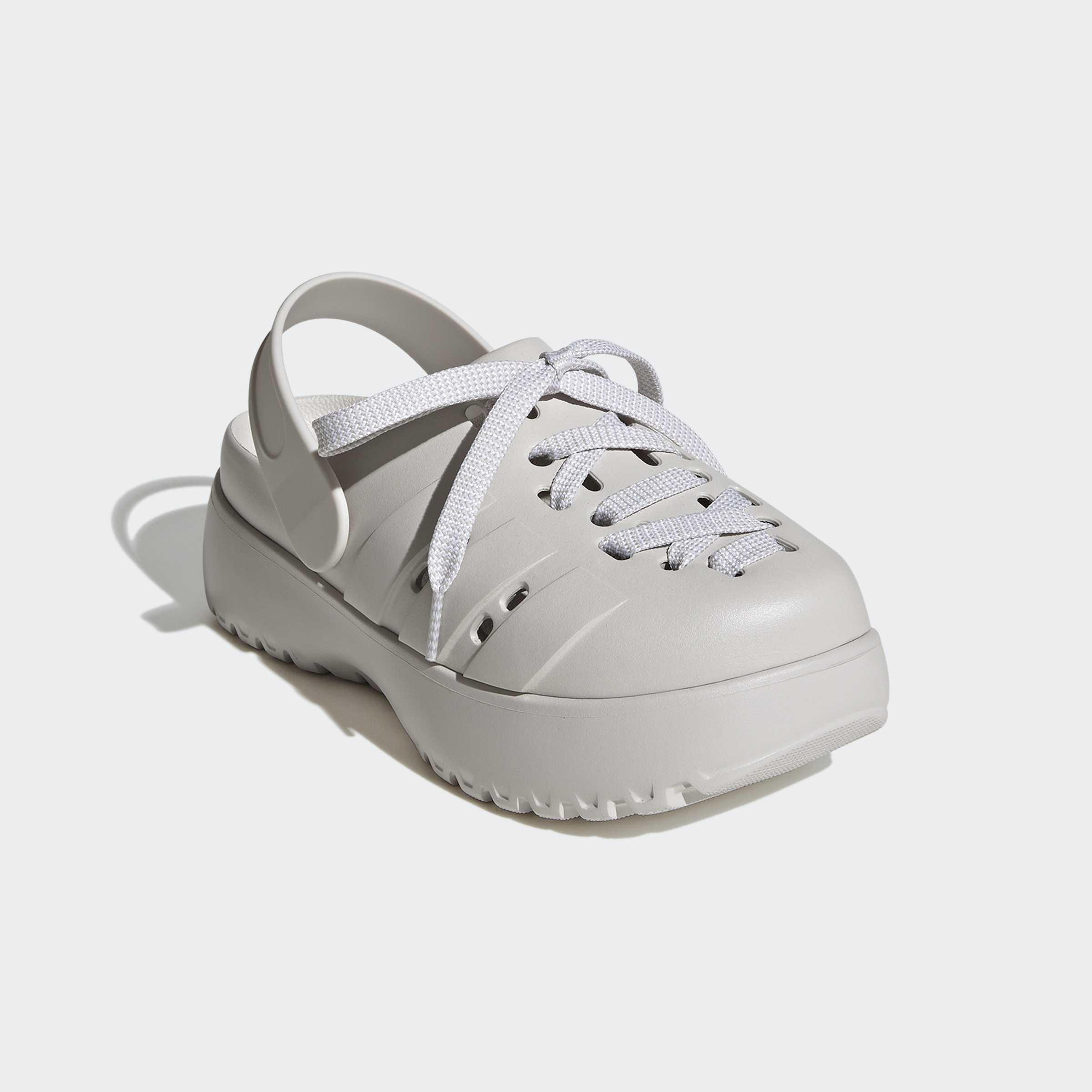 Adilette Platform Clog, Grey, A701_ONE, large image number 2