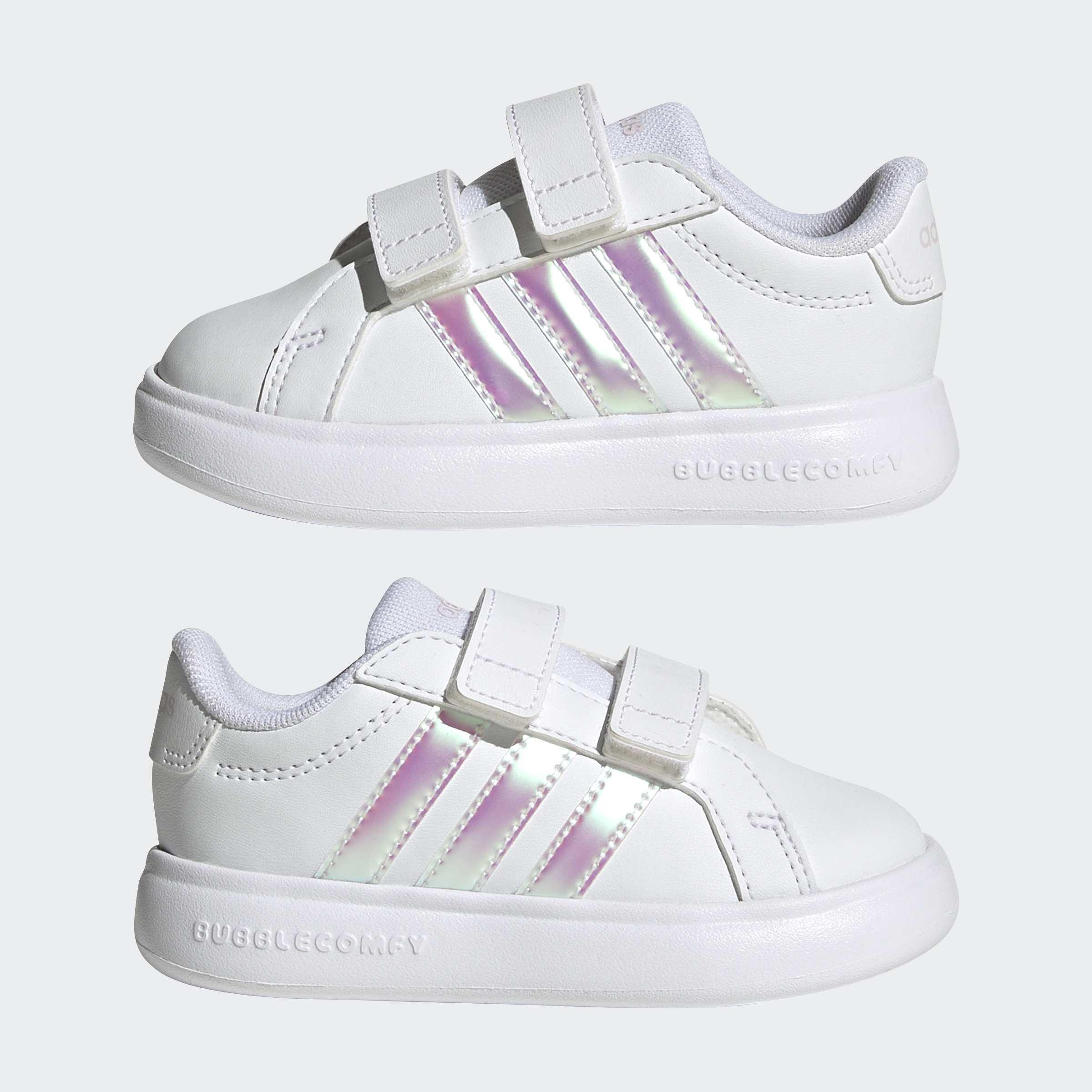 Kids Unisex Grand Court 3.0 Bubble Shoes Infants, White, A701_ONE, large image number 6