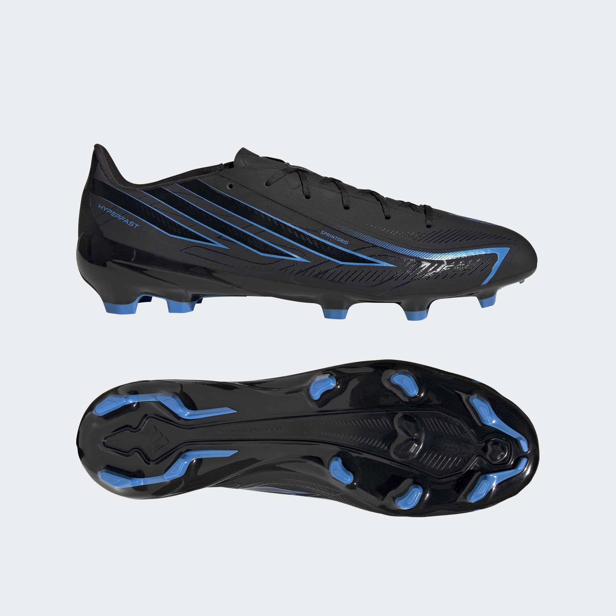 Unisex F50 Hyperfast League Firm Ground Football Boots, Black, A701_ONE, large image number 6