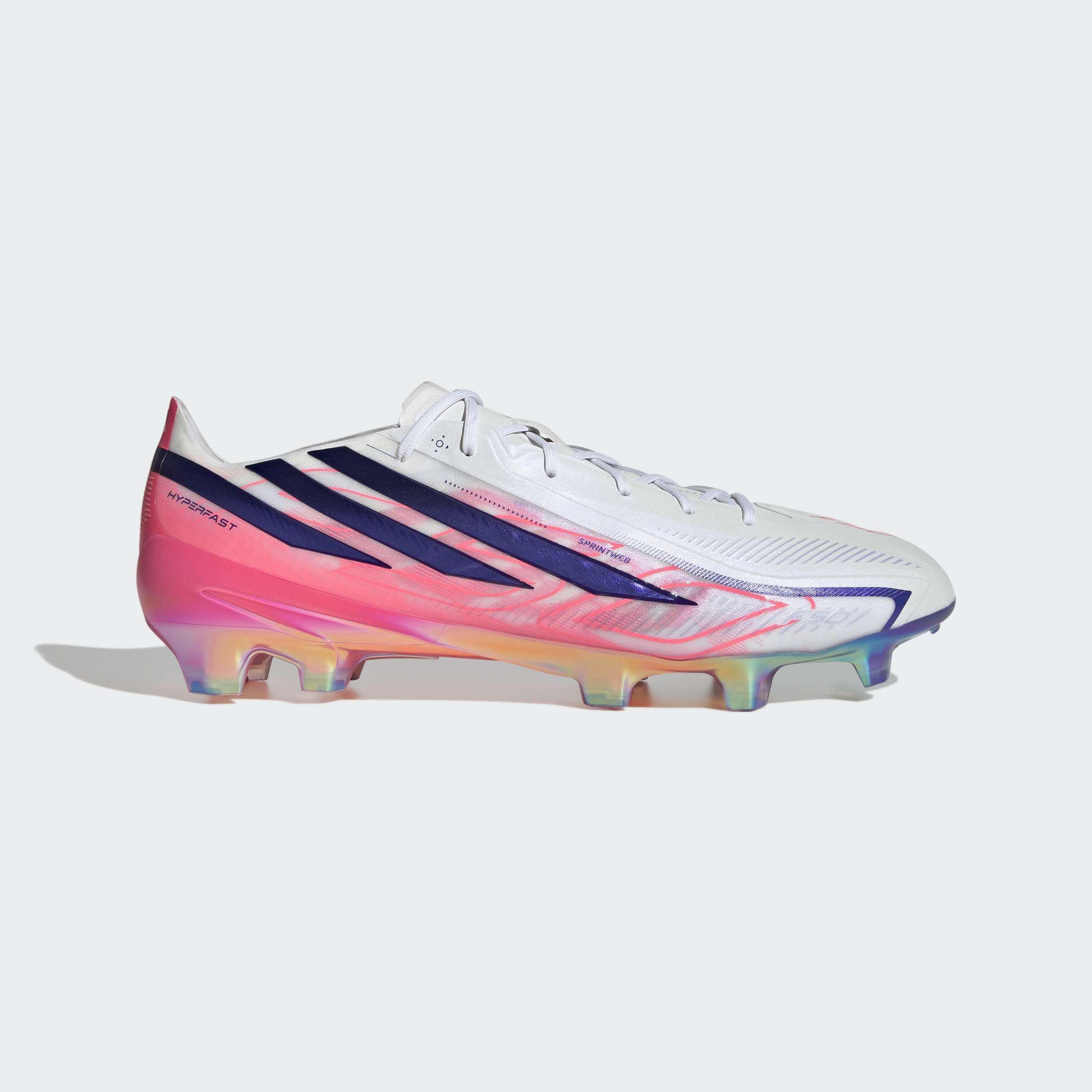 Unisex F50 Hyperfast Elite Firm Ground Football Boots, White