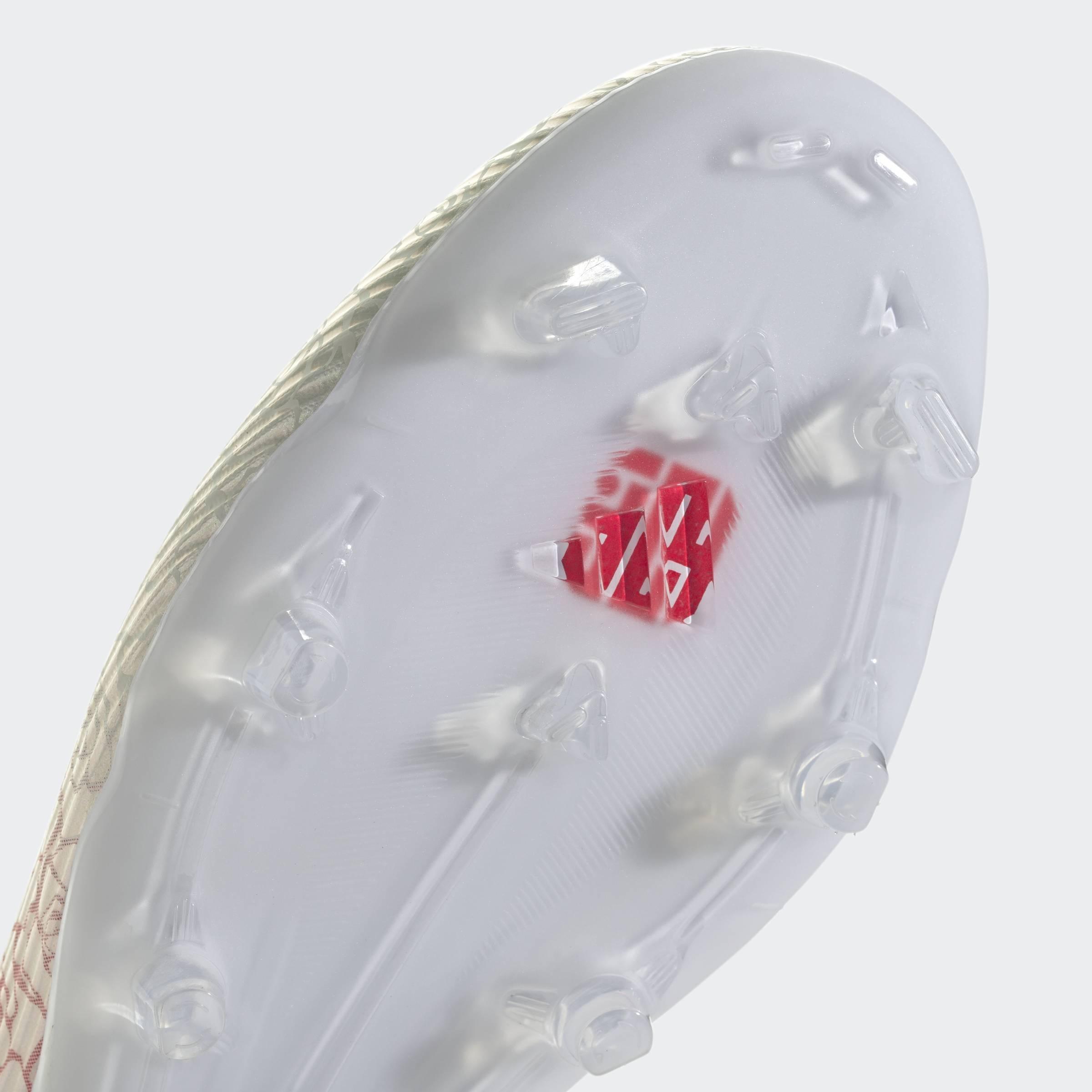 Unisex F50 League Lamine Yamal Laceless Firm Ground / Multi Ground Football Boots, White, A701_ONE, large image number 5