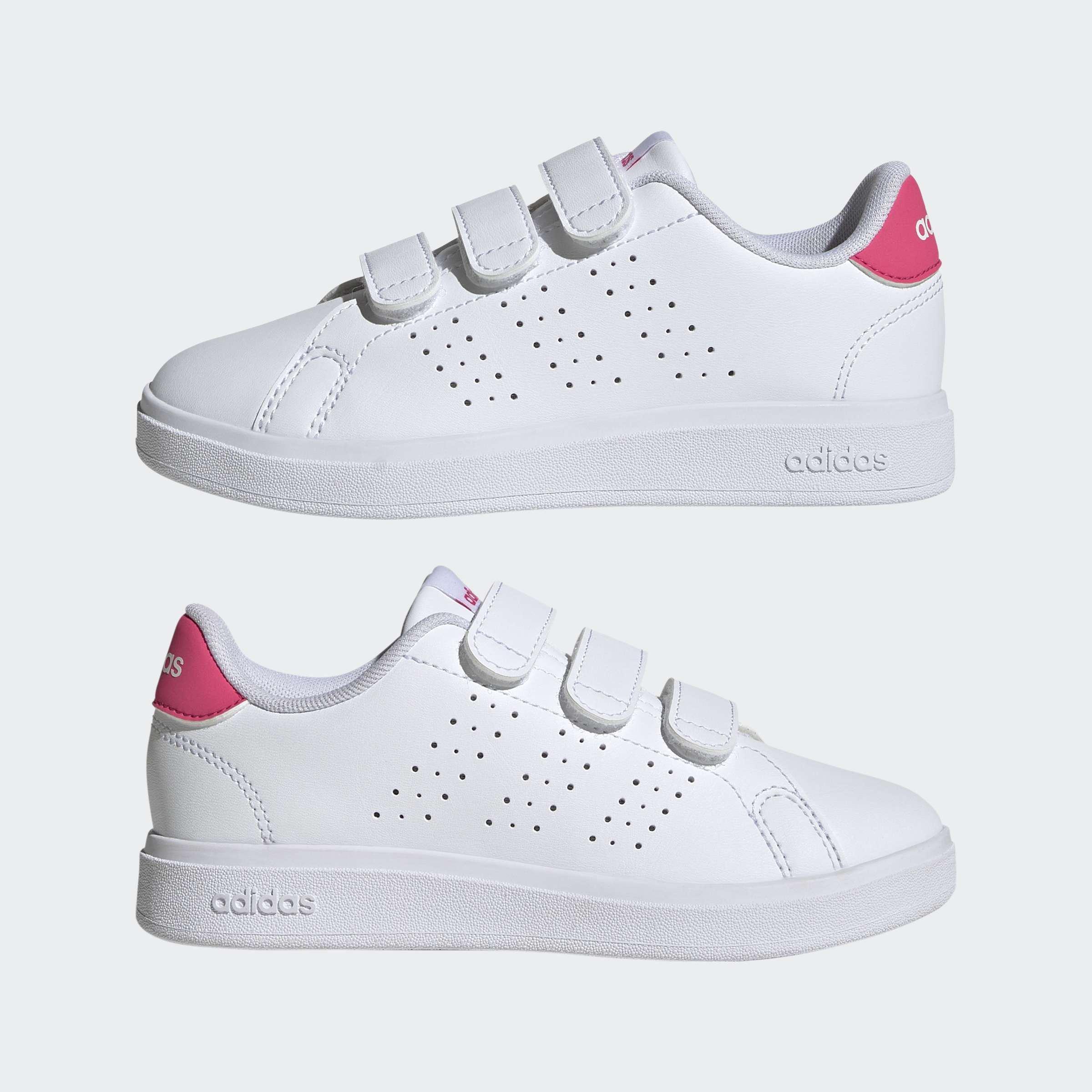 Kids Unisex Advantage Base 2.0 Shoes, White, A701_ONE, large image number 7