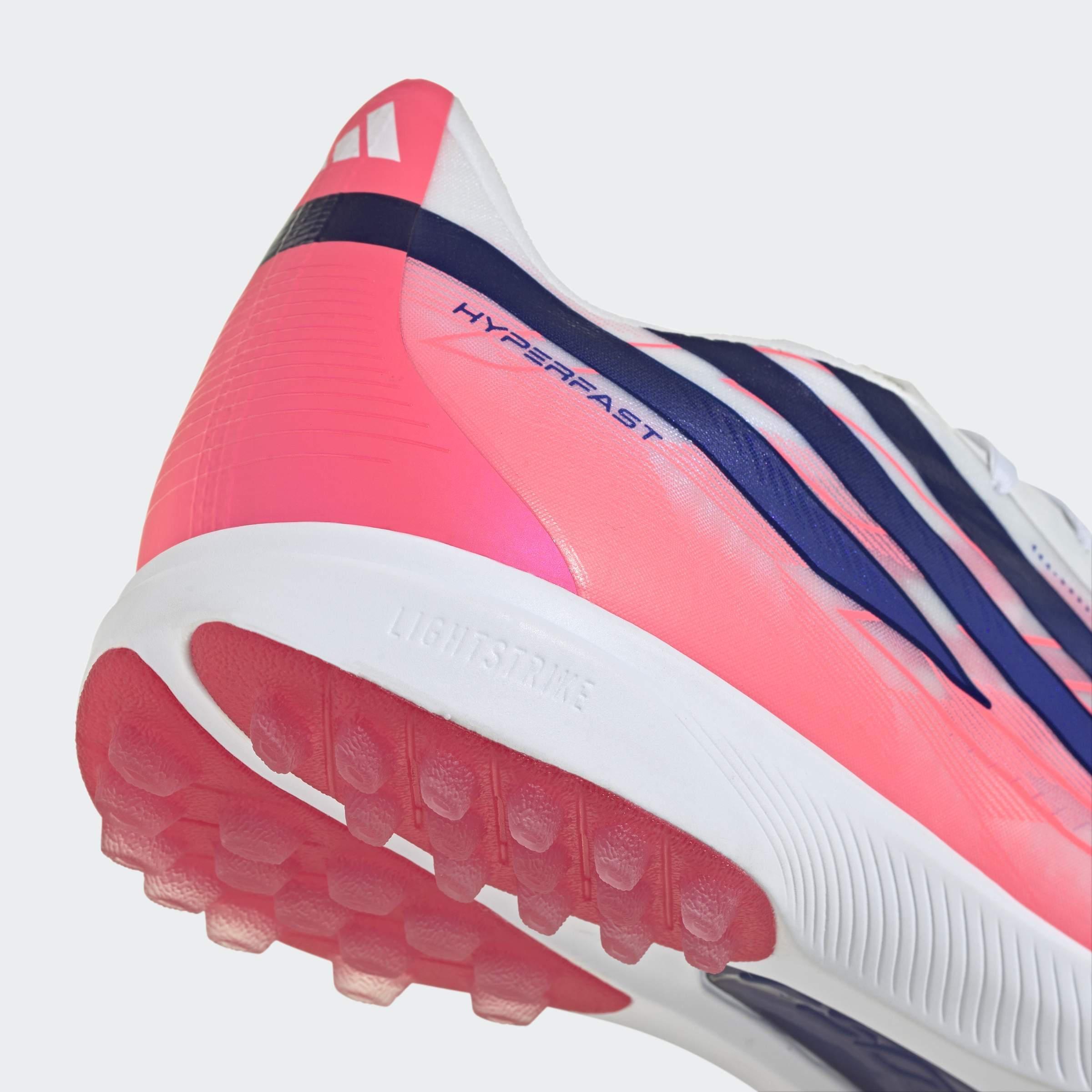 Unisex F50 Hyperfast Pro Turf Football Boots, White, A701_ONE, large image number 5