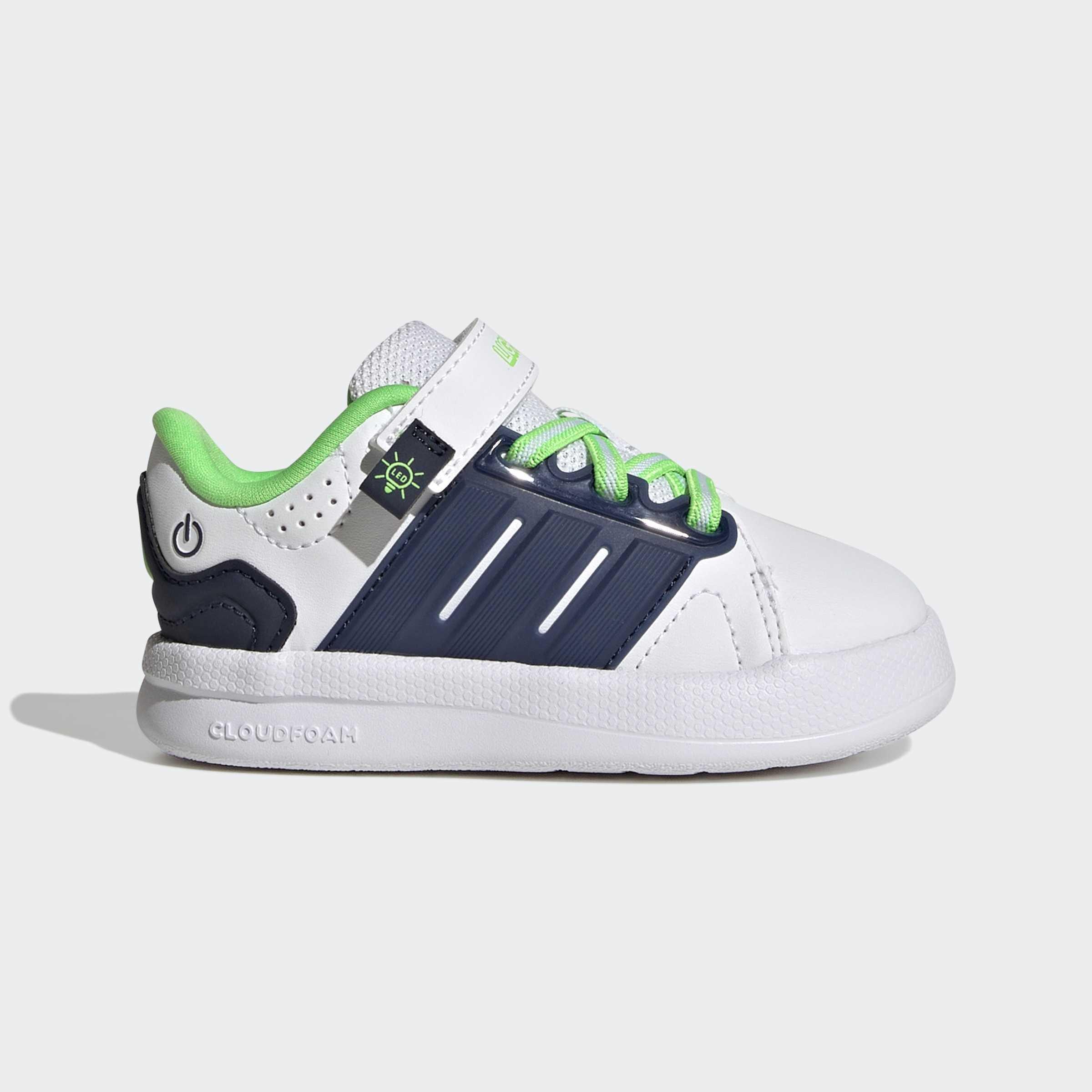 Kids Unisex Lightorama Court Shoes Infants, White