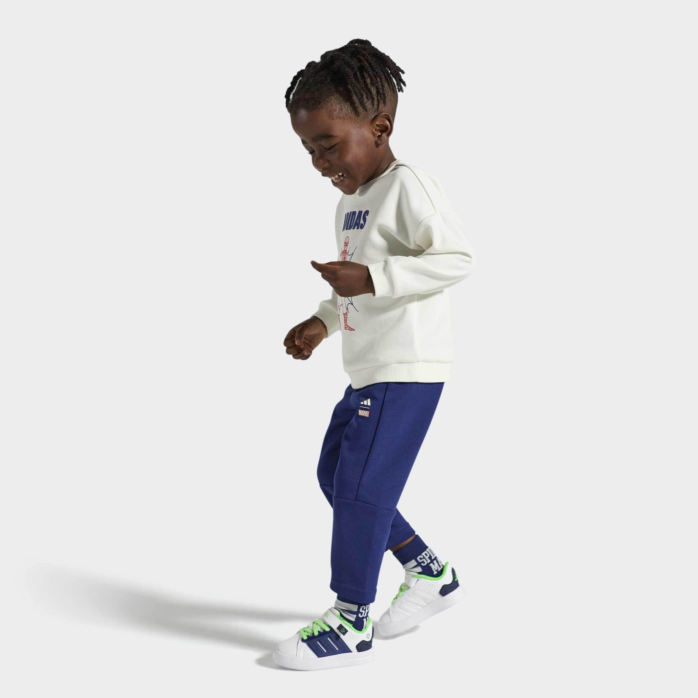 Kids Unisex Lightorama Court Shoes Infants, White, A701_ONE, large image number 2
