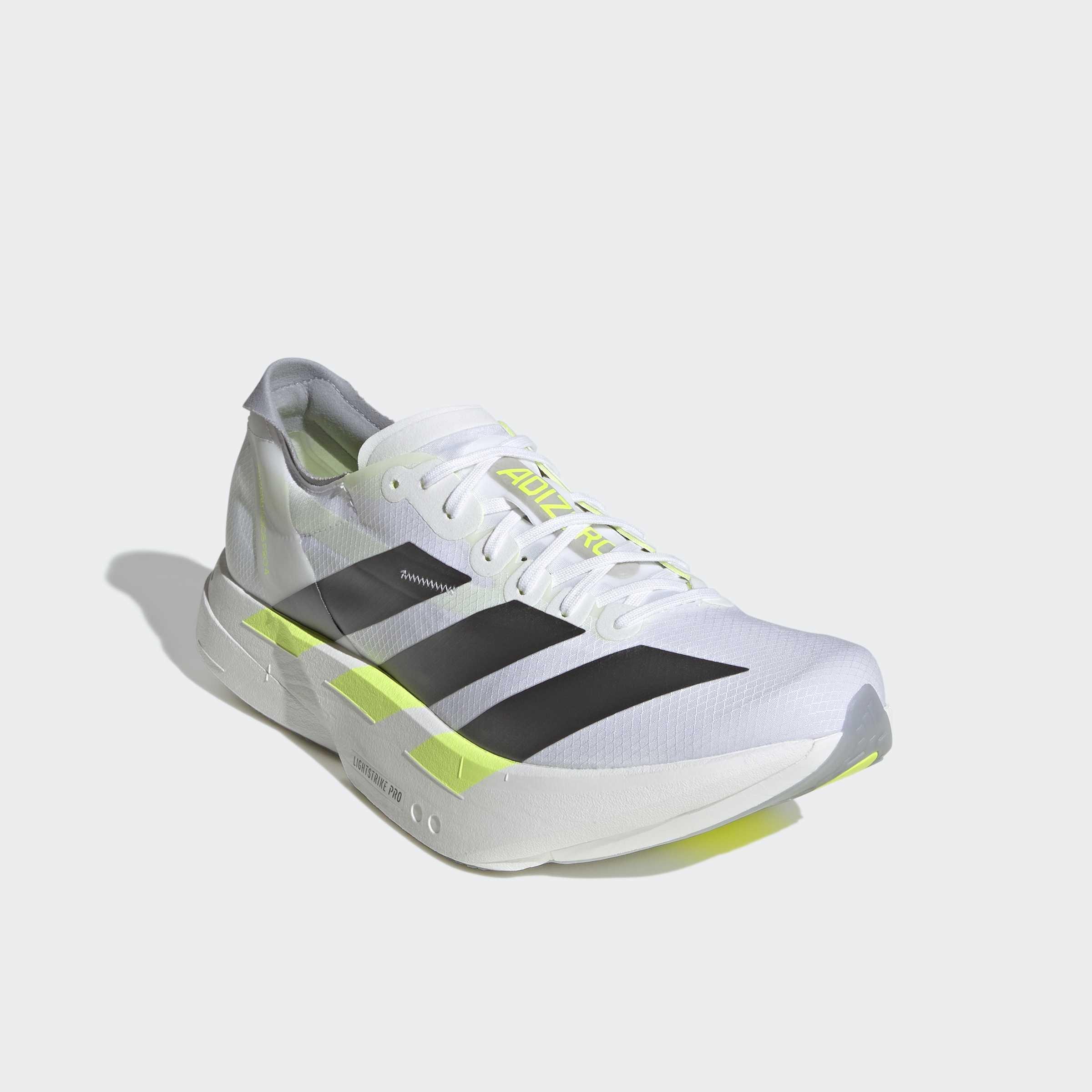 Adizero Adios Pro 4 Shoes, White, A701_ONE, large image number 2