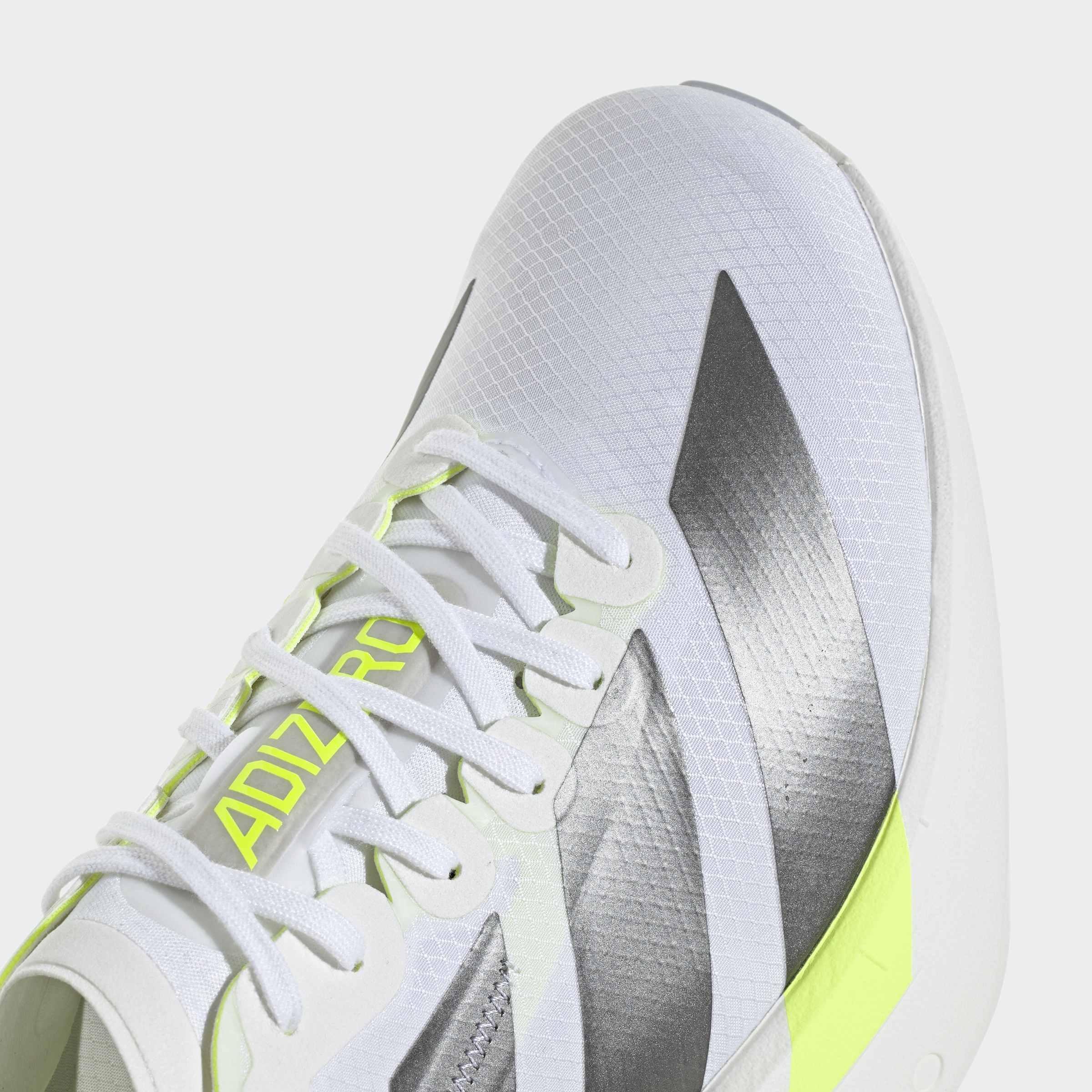 Adizero Adios Pro 4 Shoes, White, A701_ONE, large image number 4