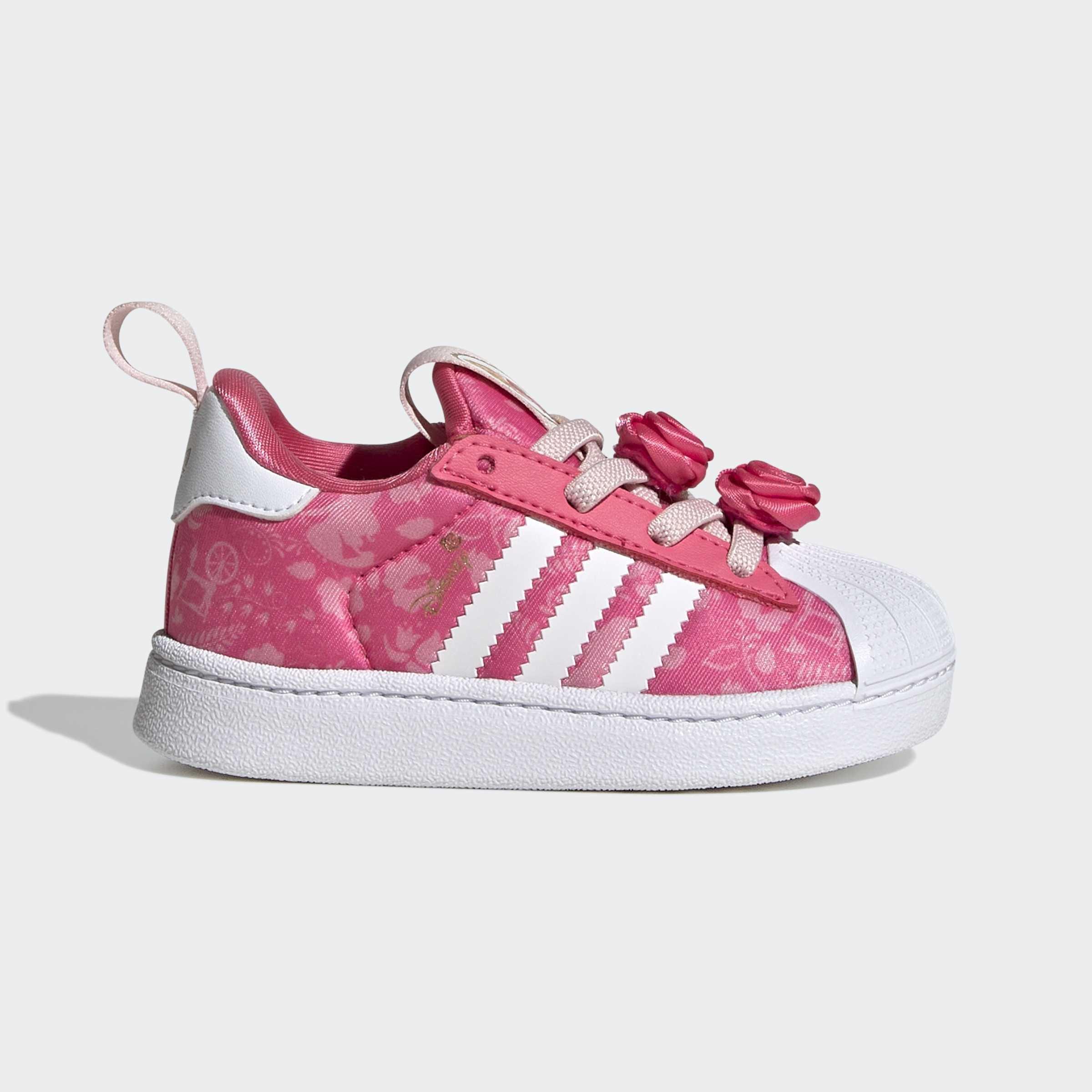 Kids Girls adidas Disney Princess Superstar Quickon Shoes, Pink ...