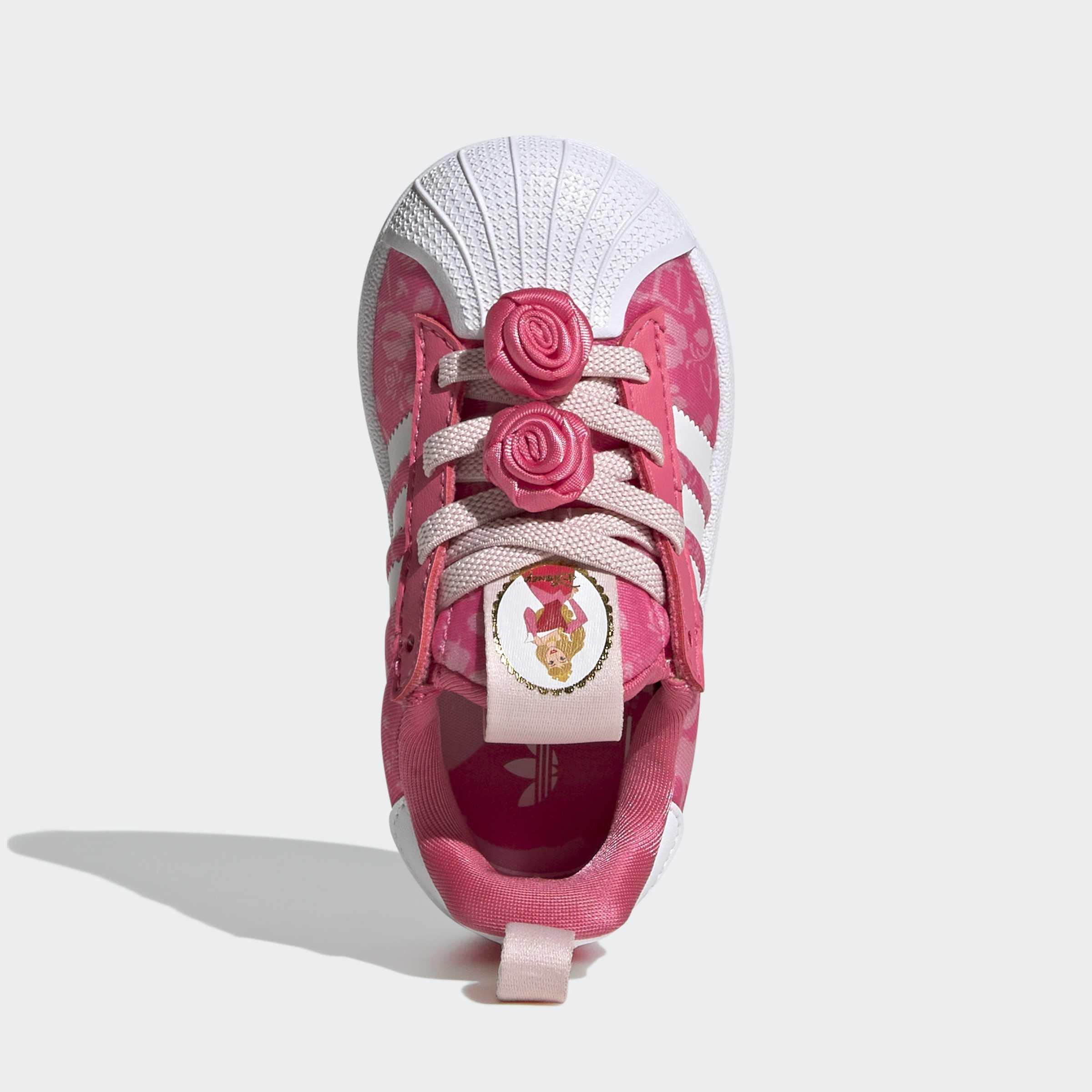 Kids Girls adidas Disney Princess Superstar Quickon Shoes, Pink ...