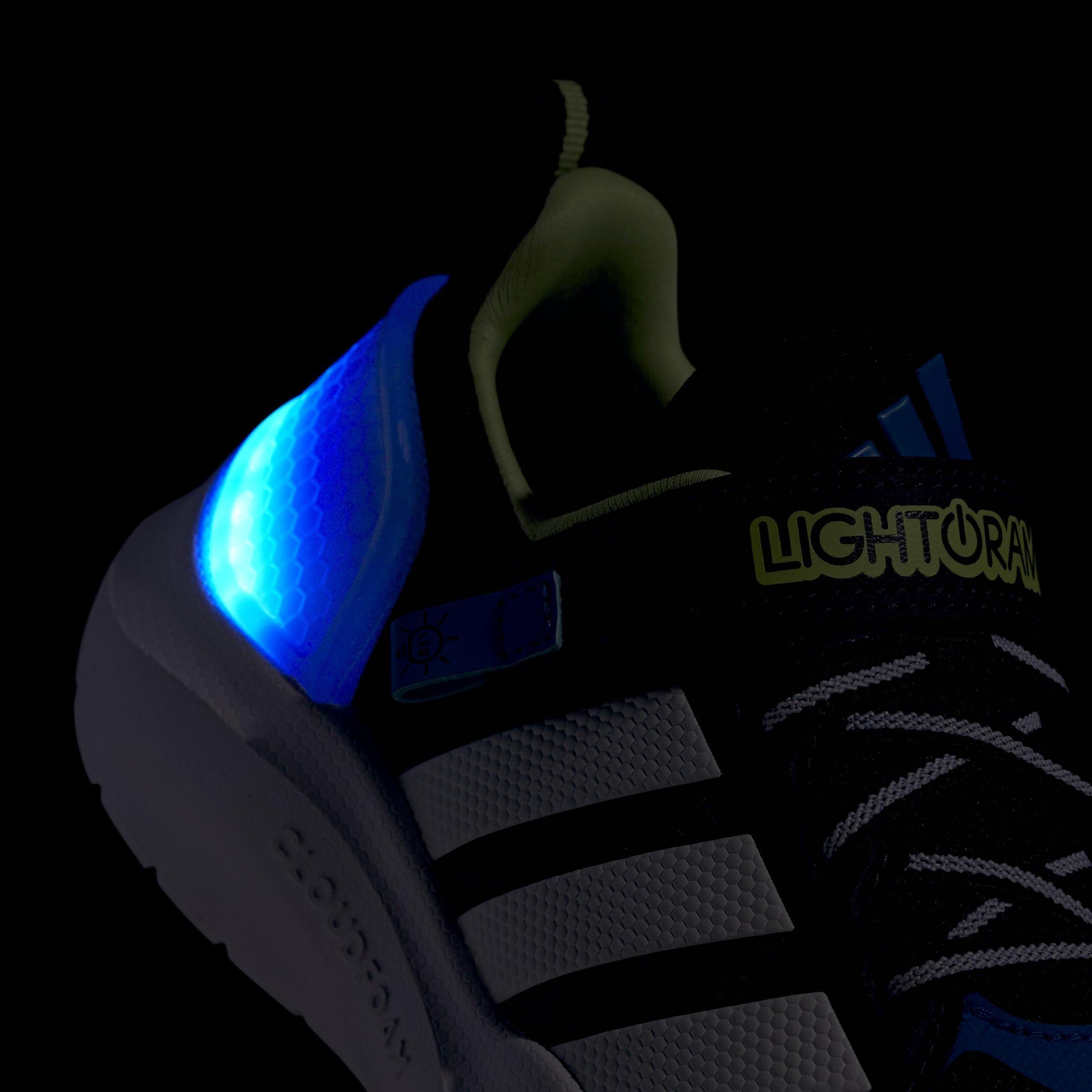Kids Unisex Lightorama Runner Shoes, Black, A701_ONE, large image number 4